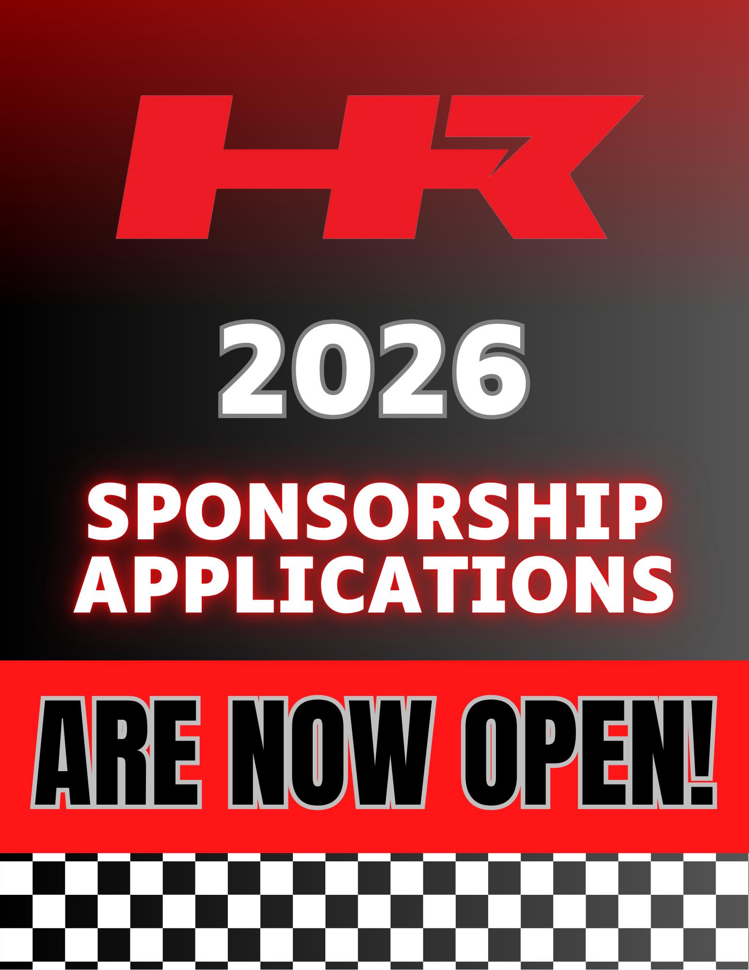 Houser - Our 2026 Houser Racing Sponsorship Applications are now LIVE ...