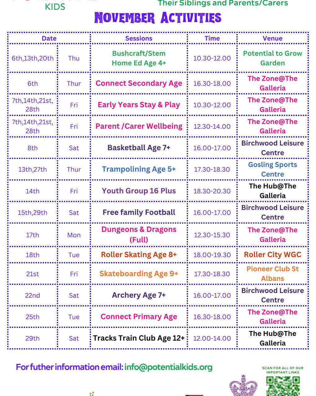 Potential Kids - 🍂 NOVEMBER at Potential Kids! 🍂 We’ve... | Facebook