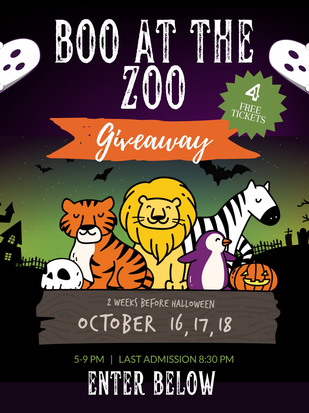 Idaho Falls Zoo - **CLOSED** BOO AT THE ZOO GIVEAWAY... | Facebook