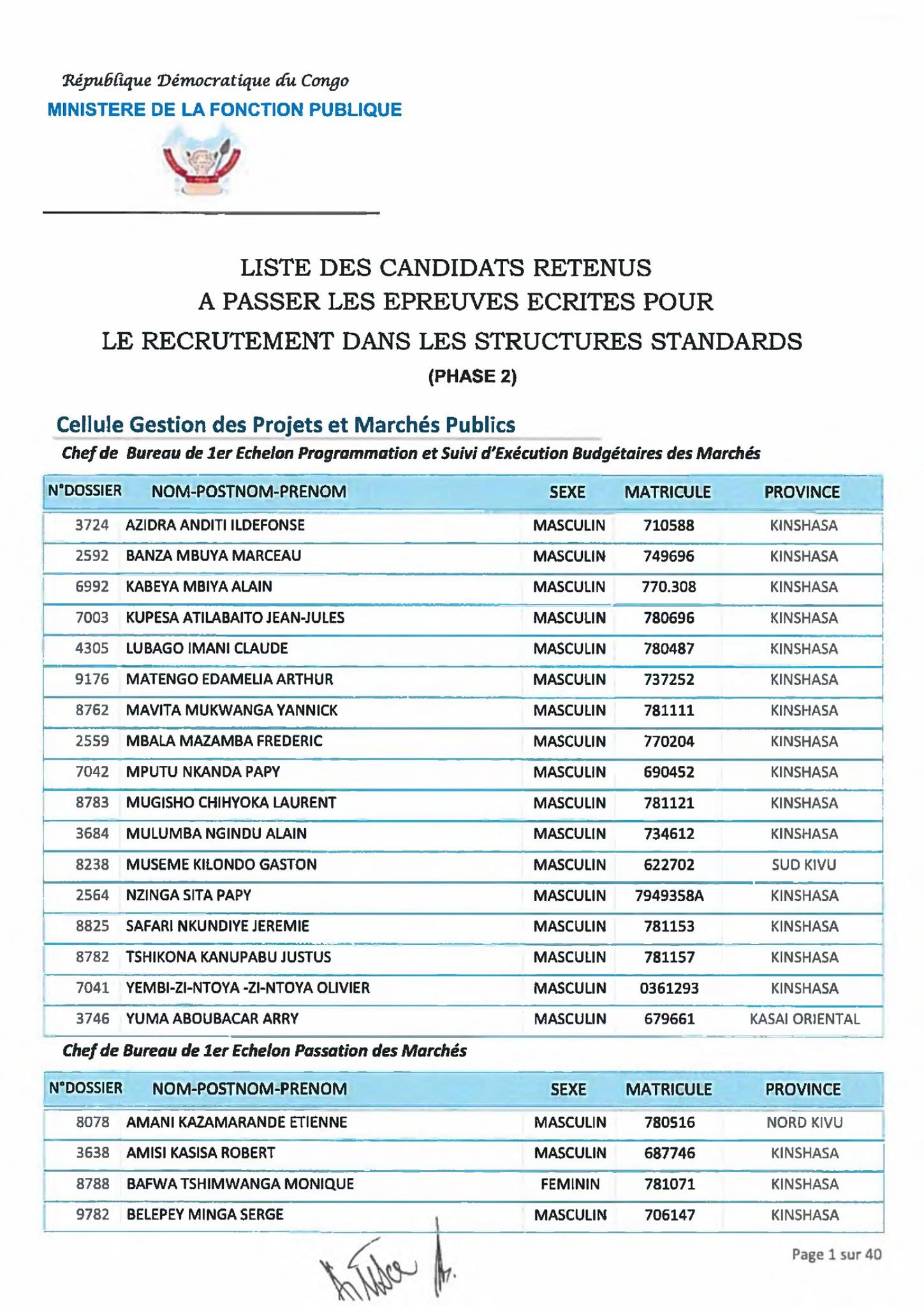 URGENT URGENT URGENT !!!!!... - Fonction Publique RDC | Facebook