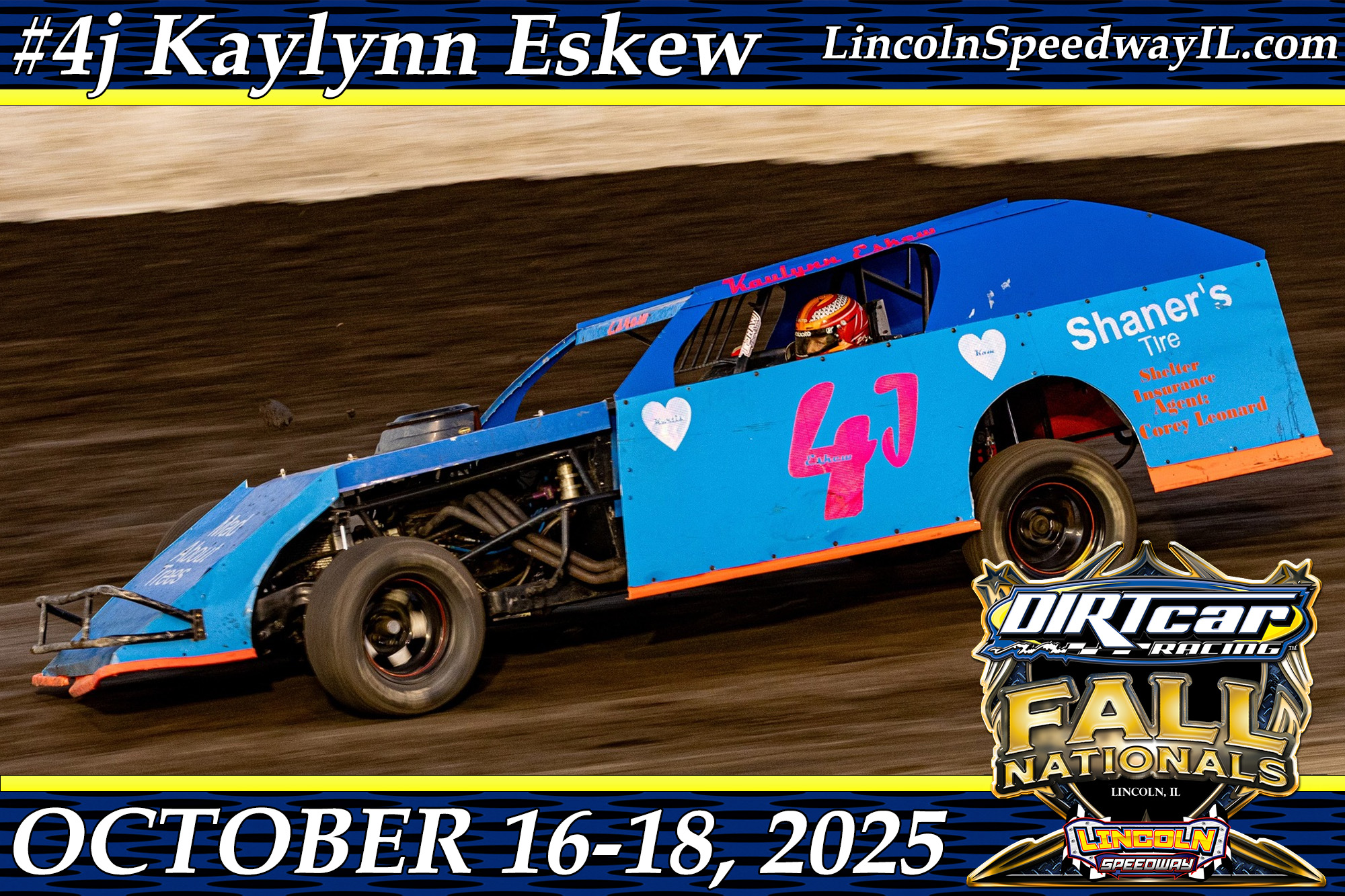 Lincoln - 🔥 Driver Spotlight: Kaylynn Eskew 🔥 The 2025 DIRTcar Fall ...
