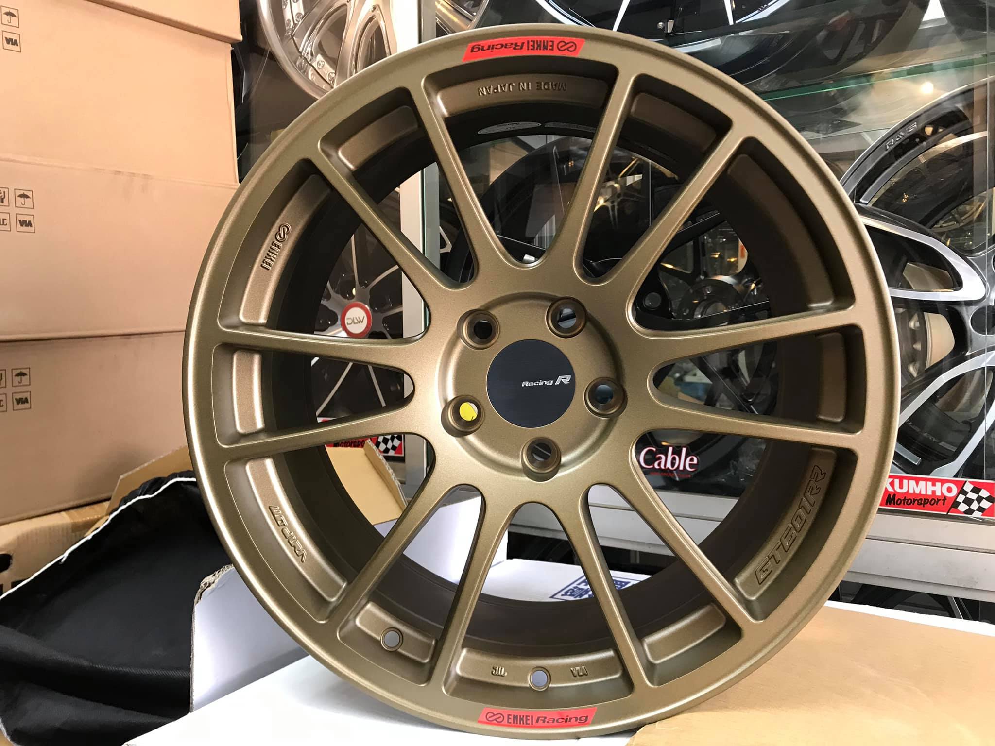 enkei #gtc01rr #mat #titanium gold #made in japan #18 #5x112