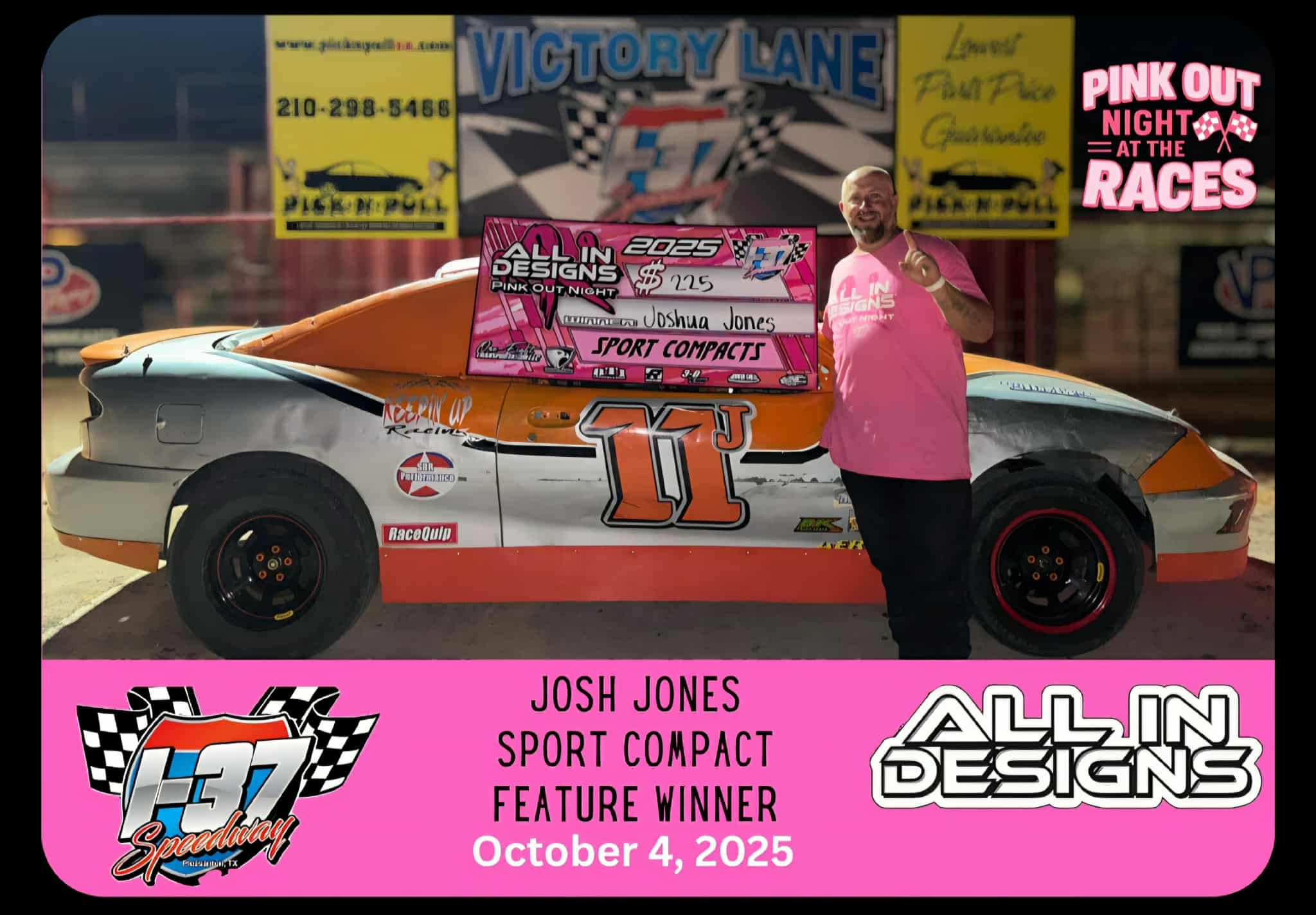 SBR - Josh Jones put the pushrod in victory lane again, and won the ...