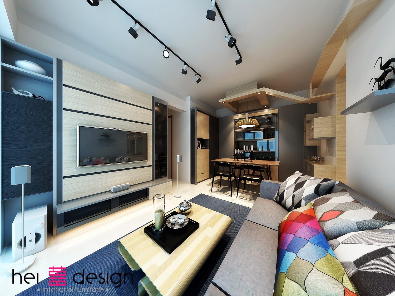 [模擬設計] 將軍澳 峻瀅 1期D室 - 693平方呎 - 居住人數:... - Hei Design Interiors