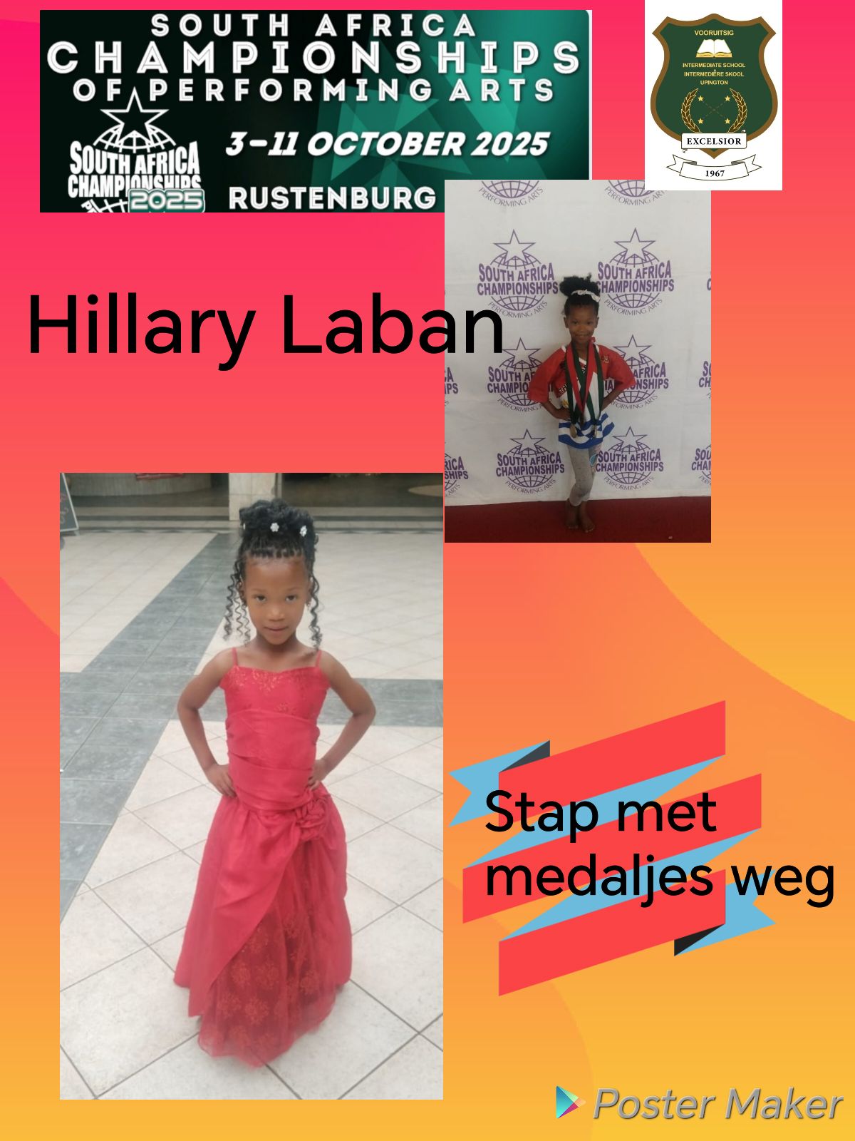 Intermediêre - 🏅🏅Medaljes🥉 Gedurende die Oktober skoolvakansie het ...