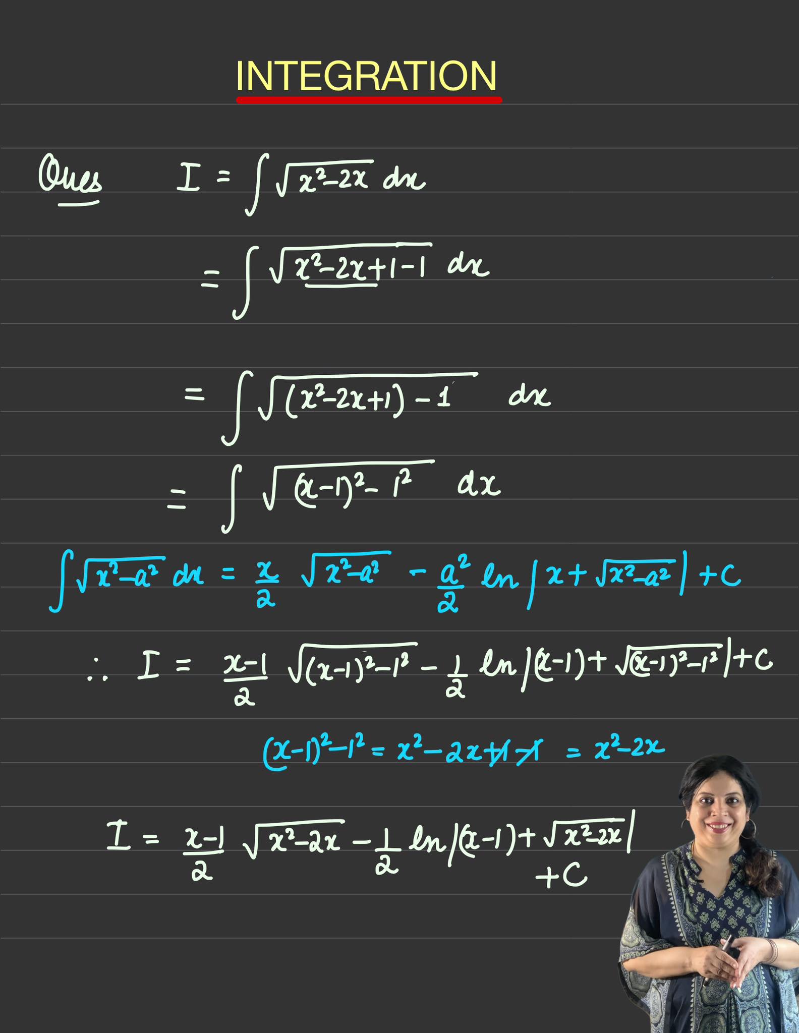 Solving an integral equation step by step ✍️📘 Math feels easier