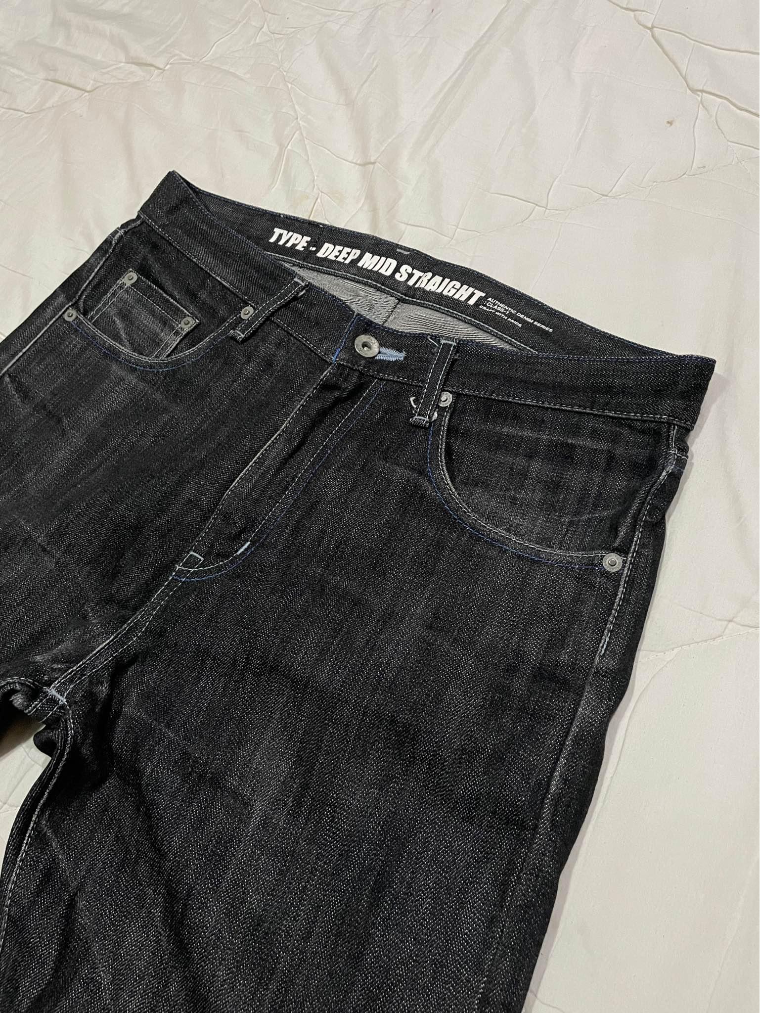 Neighborhood Japan Deep Mid Straight 14oz Selvedge Denim Jeans 