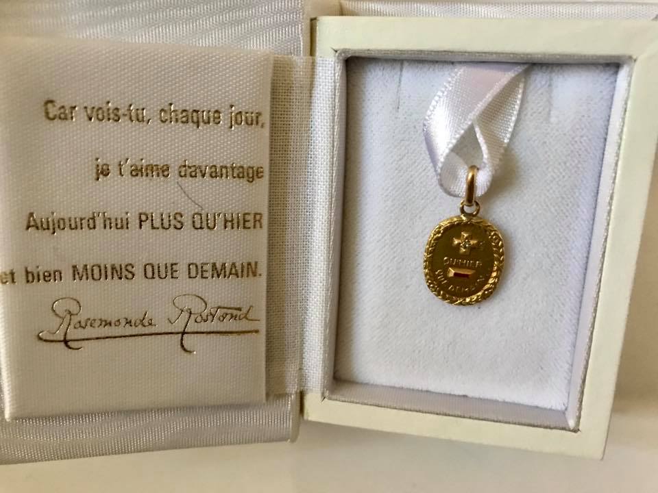 Médaille Cœur 'Je T'aime...' En Acier Inoxydable - Neuf Avec étiquettes - Cadeau Amour