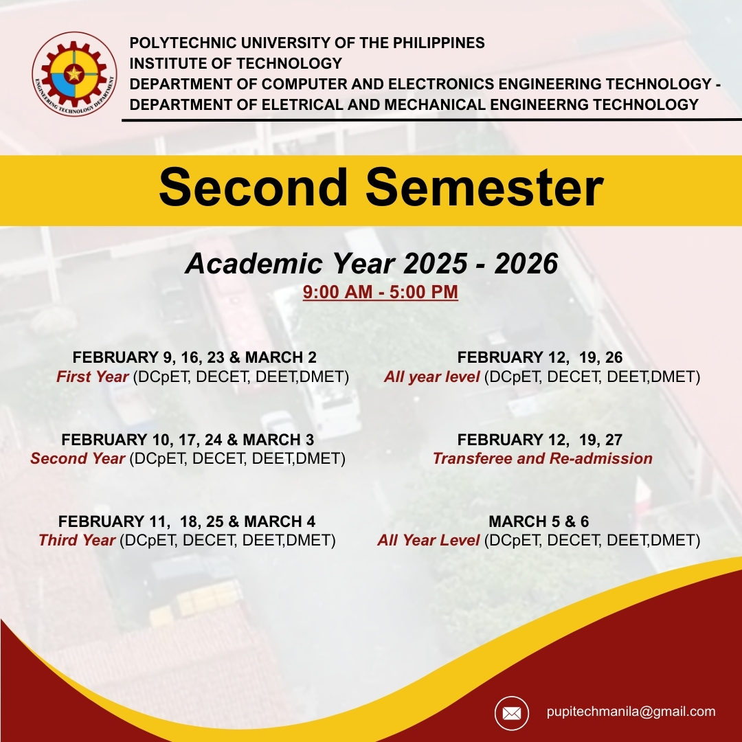 PUP ITECH Engineering Technology Department | Manila