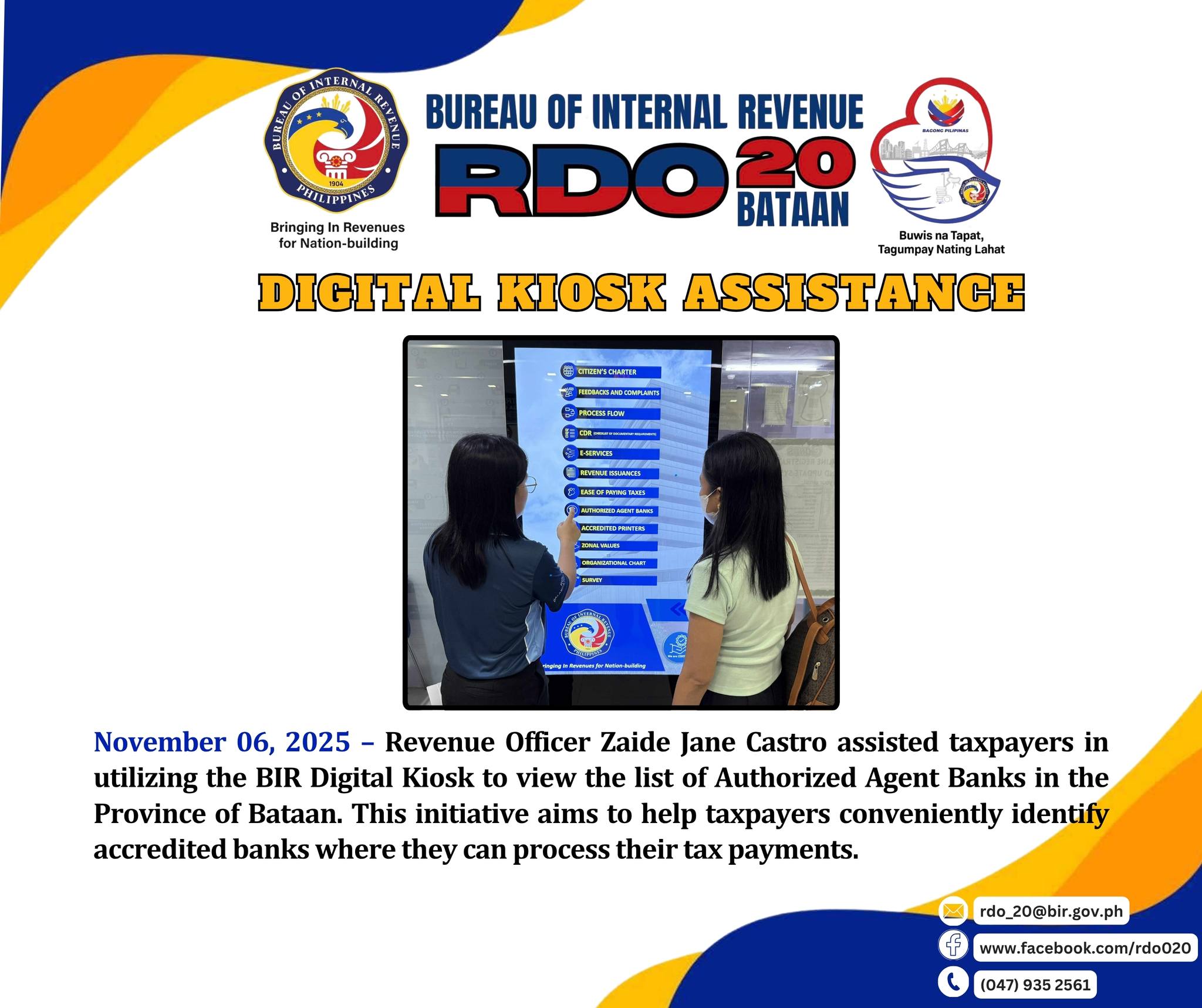 N... - Bureau of Internal Revenue RDO 020 Balanga City, Bataan | Facebook