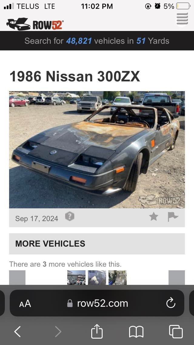 Nissan 300ZX parts for sale at PicknPull Kelowna BC