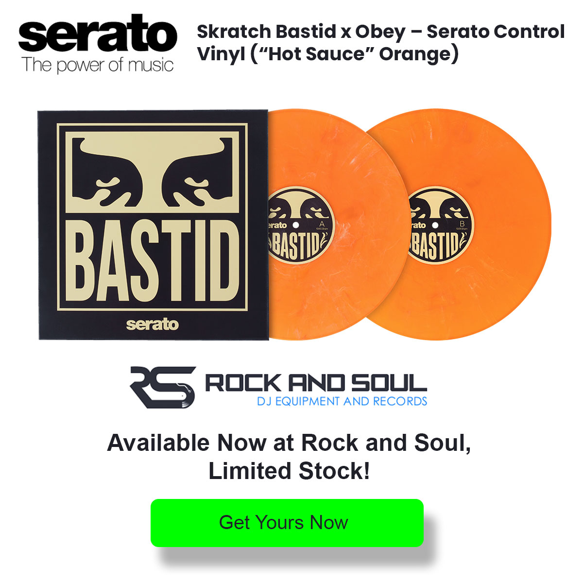 ? Limited Edition Drop - Skratch Bastid x Obey – Serato Control 
