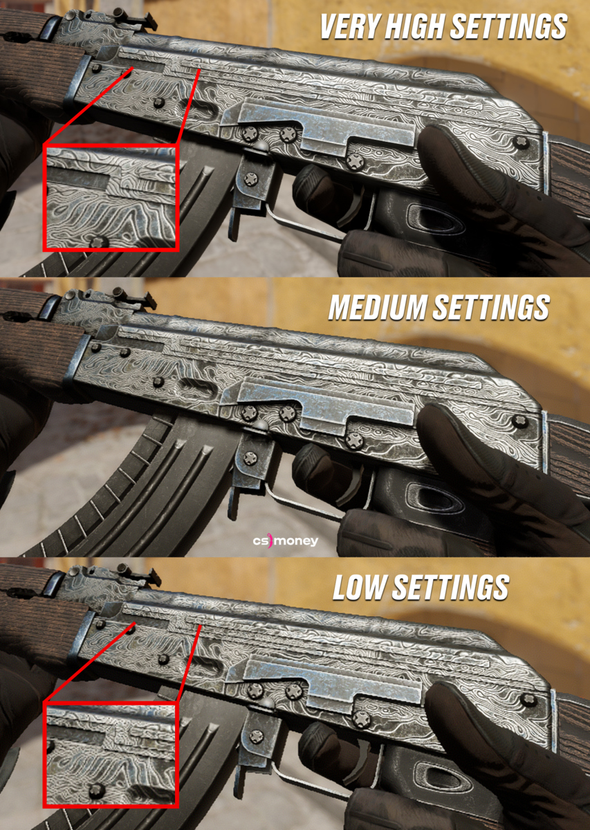 Cs.money - Skins on low setting can look depressing 😢 Try to run CS on ...