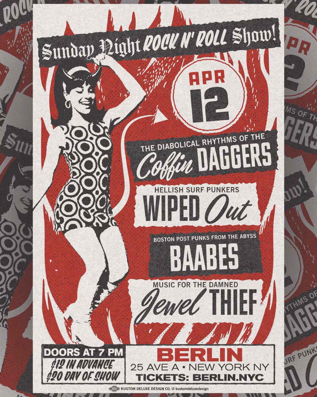 Sunday Night Rock N' Roll Show - The Coffin Daggers - Wiped Out ...