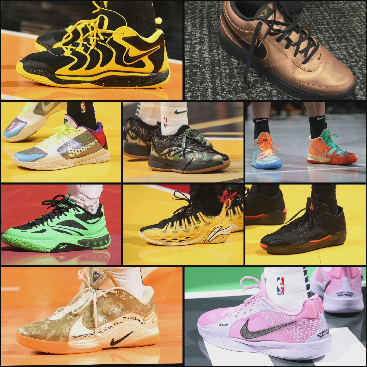NBA sneaker collection featuring KD 17 and more