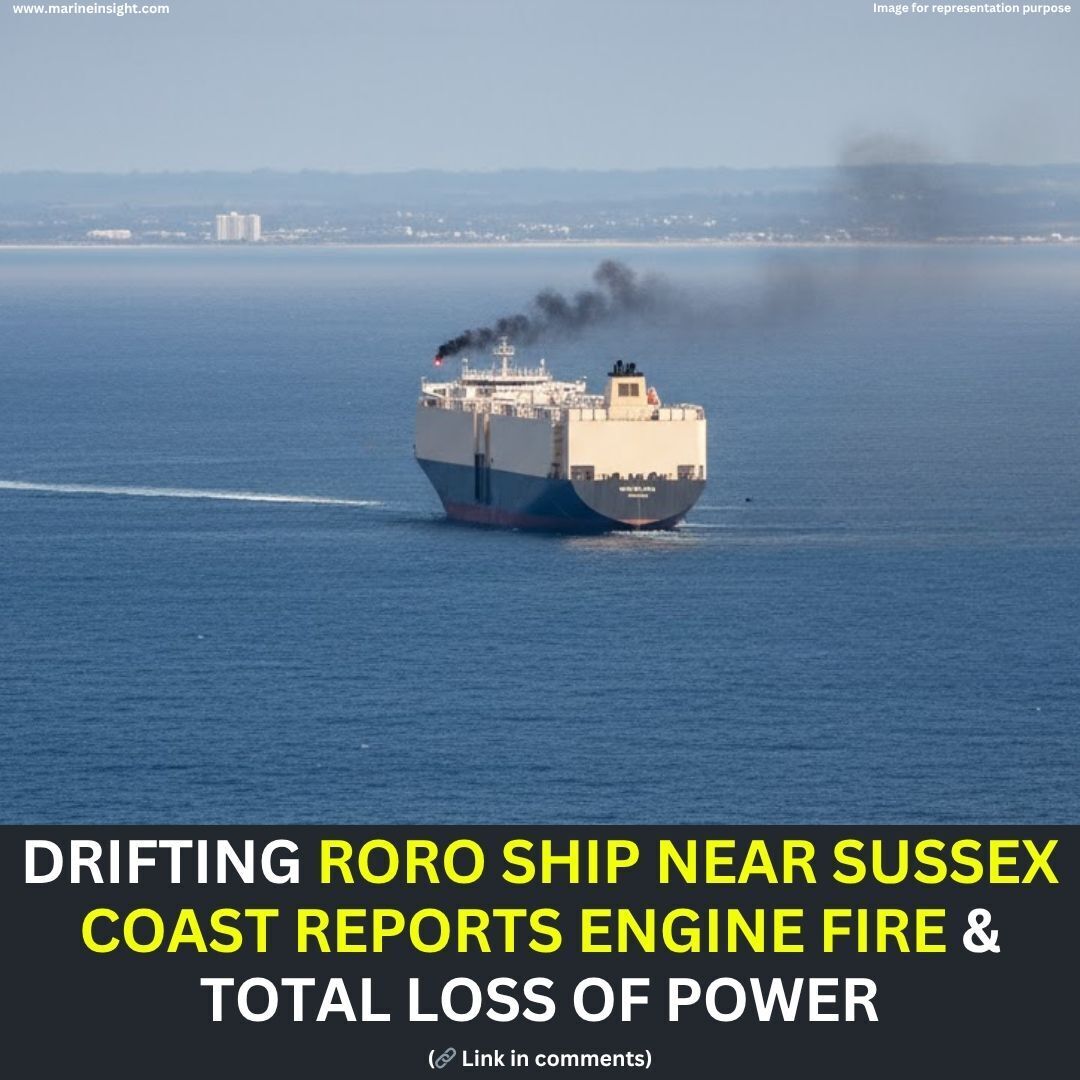 Marine - ⚓A 33,000-ton RORO ship issued a Mayday distress call ...
