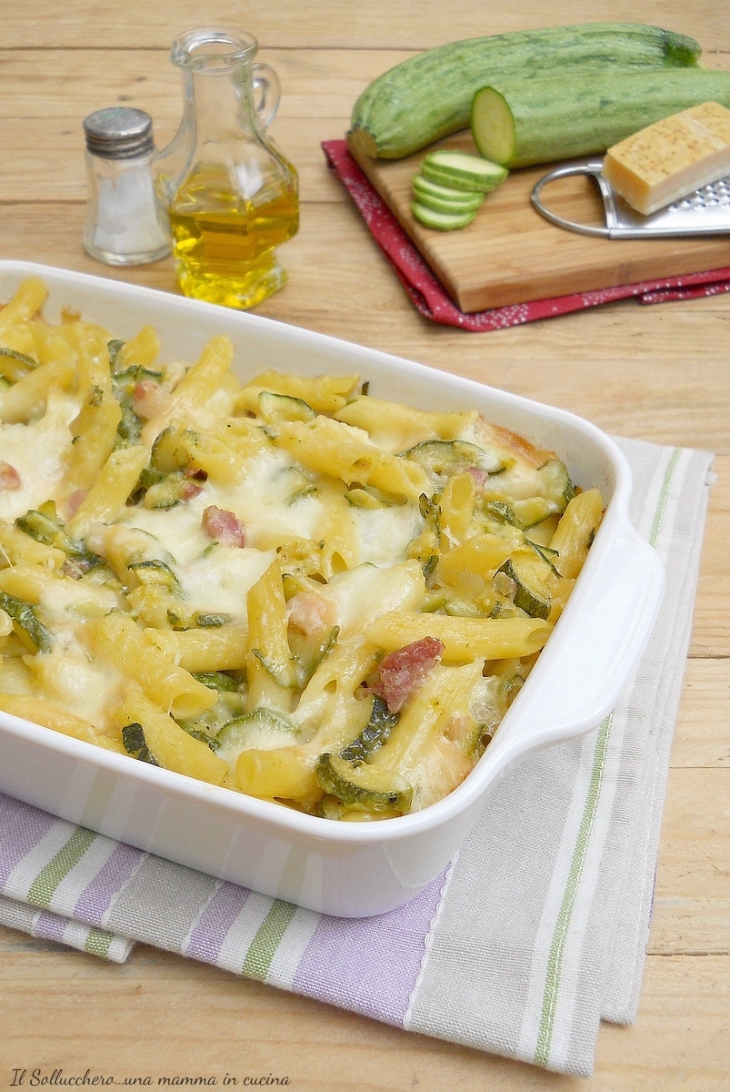 PASTA AL FORNO CON ZUCCHINE,... - Una mamma in cucina | Facebook