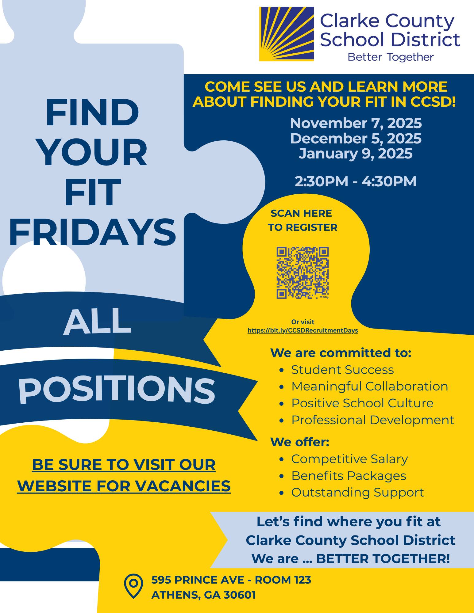 FIND YOUR FIT WITH CCSD:... - Clarke County School District | Facebook