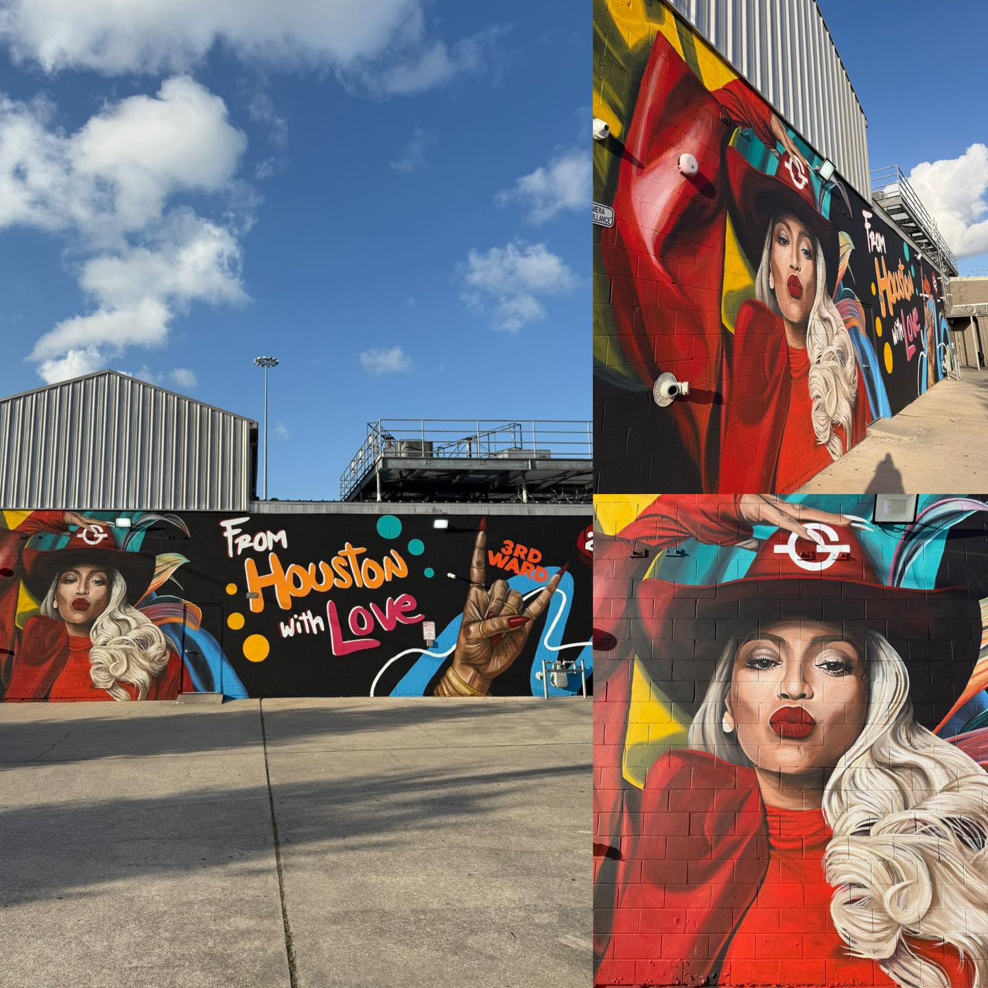 According - There’s a new Beyonce mural in Houston’s 3rd Ward, 2300 ...
