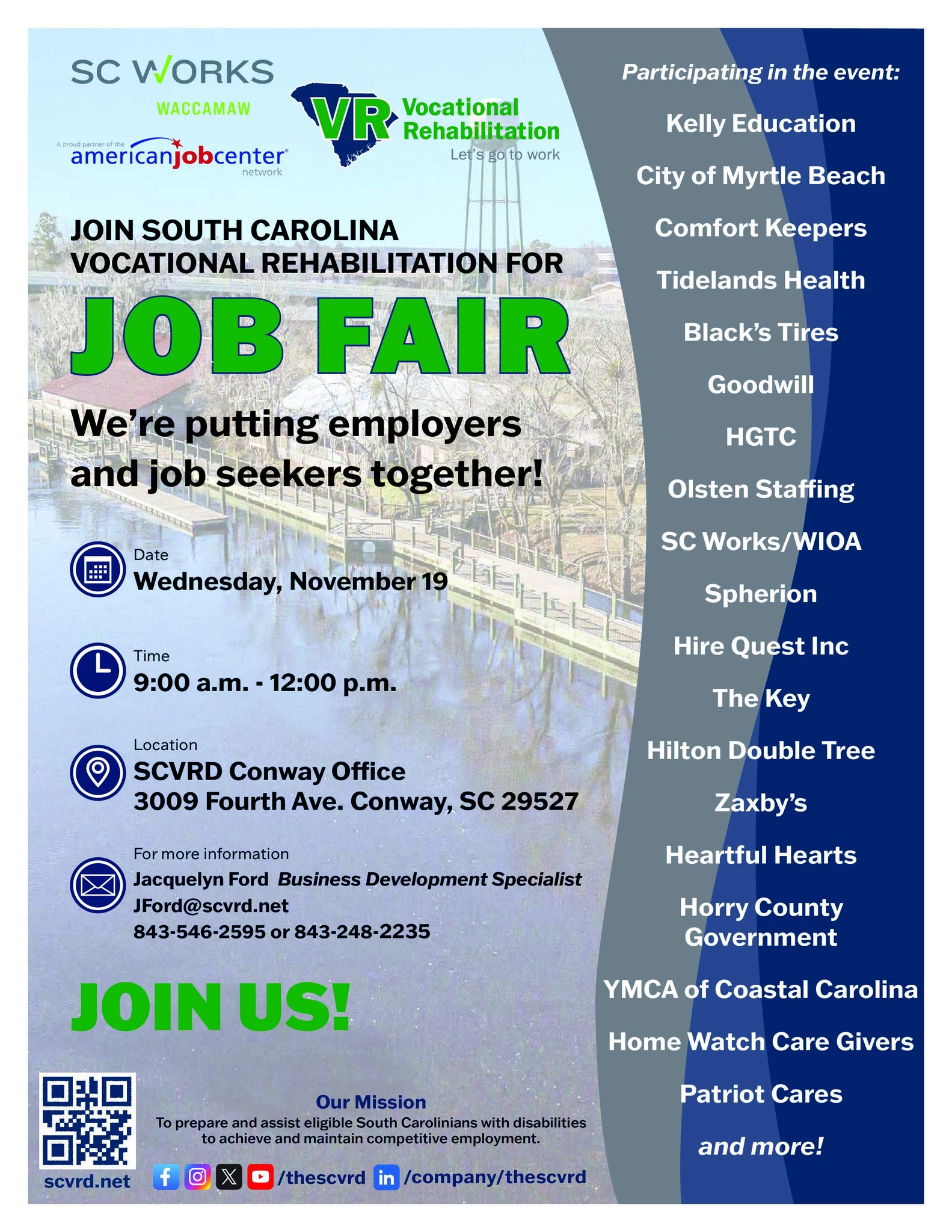 Conway, don't miss today's job fair... - A Father's Place | Facebook