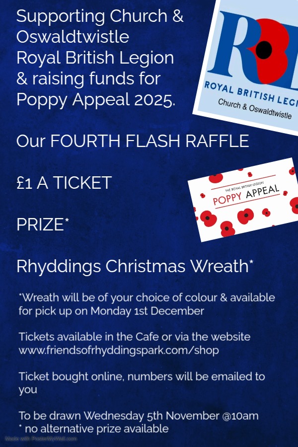 Friends - Fourth & Final 2025 Flash Raffle Supporting Church ...
