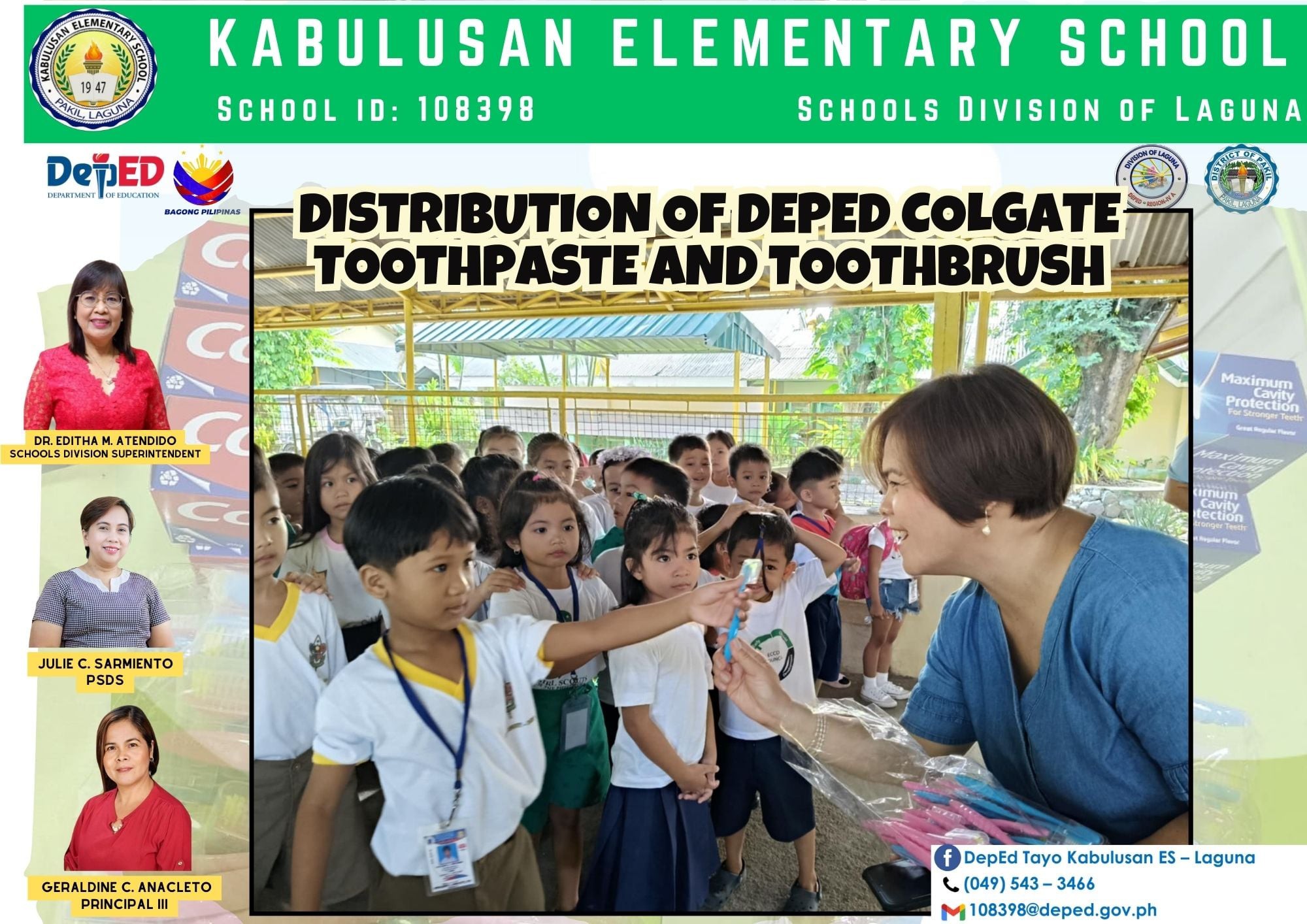 Distribution of DepEd... - DepEd Tayo Kabulusan ES - Laguna | Facebook