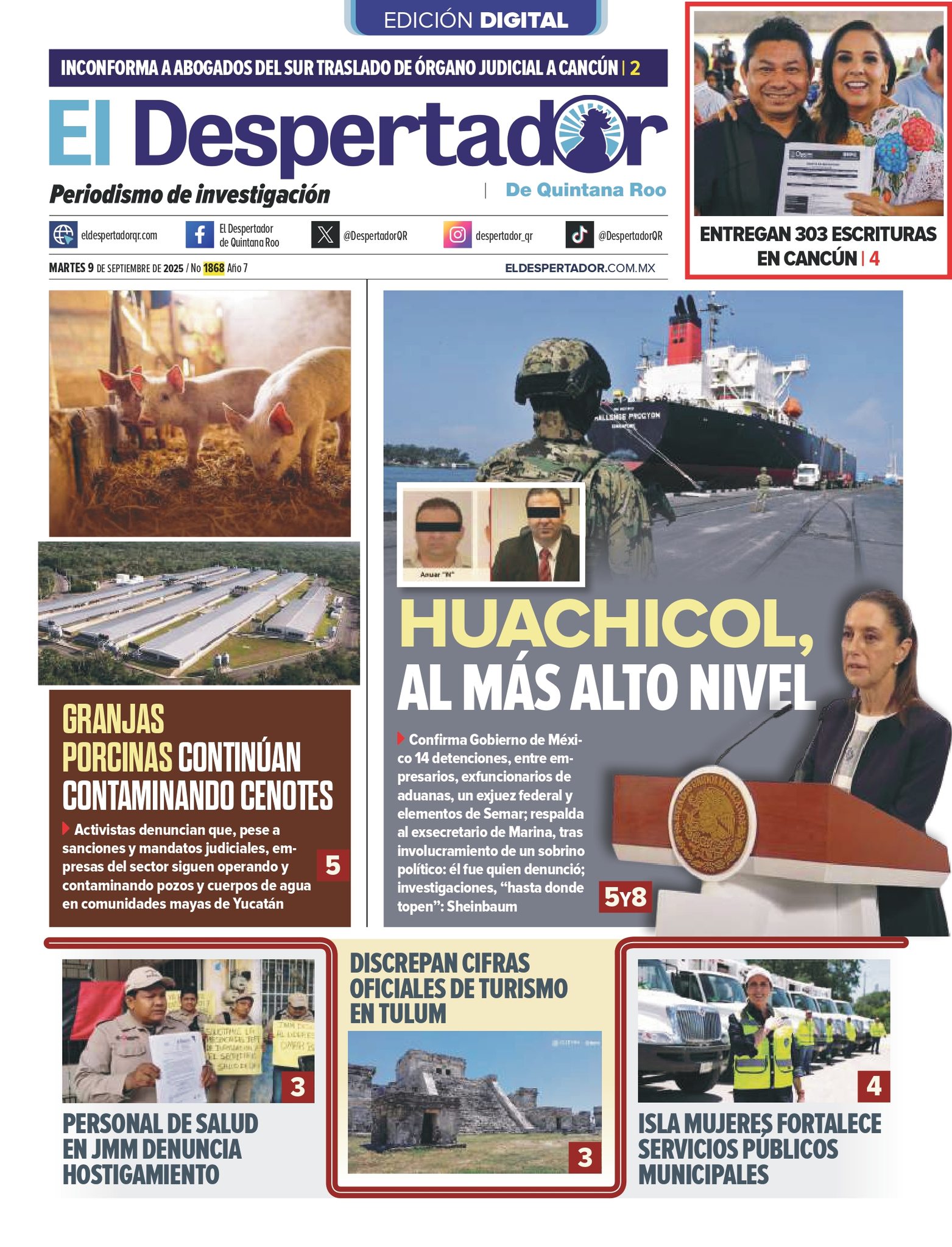 El - Hoy #EnlaPortada de El Despertador de Quintana Roo 📱🖥 👉 Lea el ...