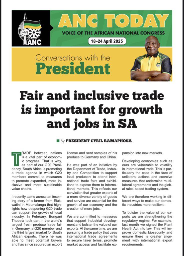 MyANC - In this week's edition of ANC Today: 