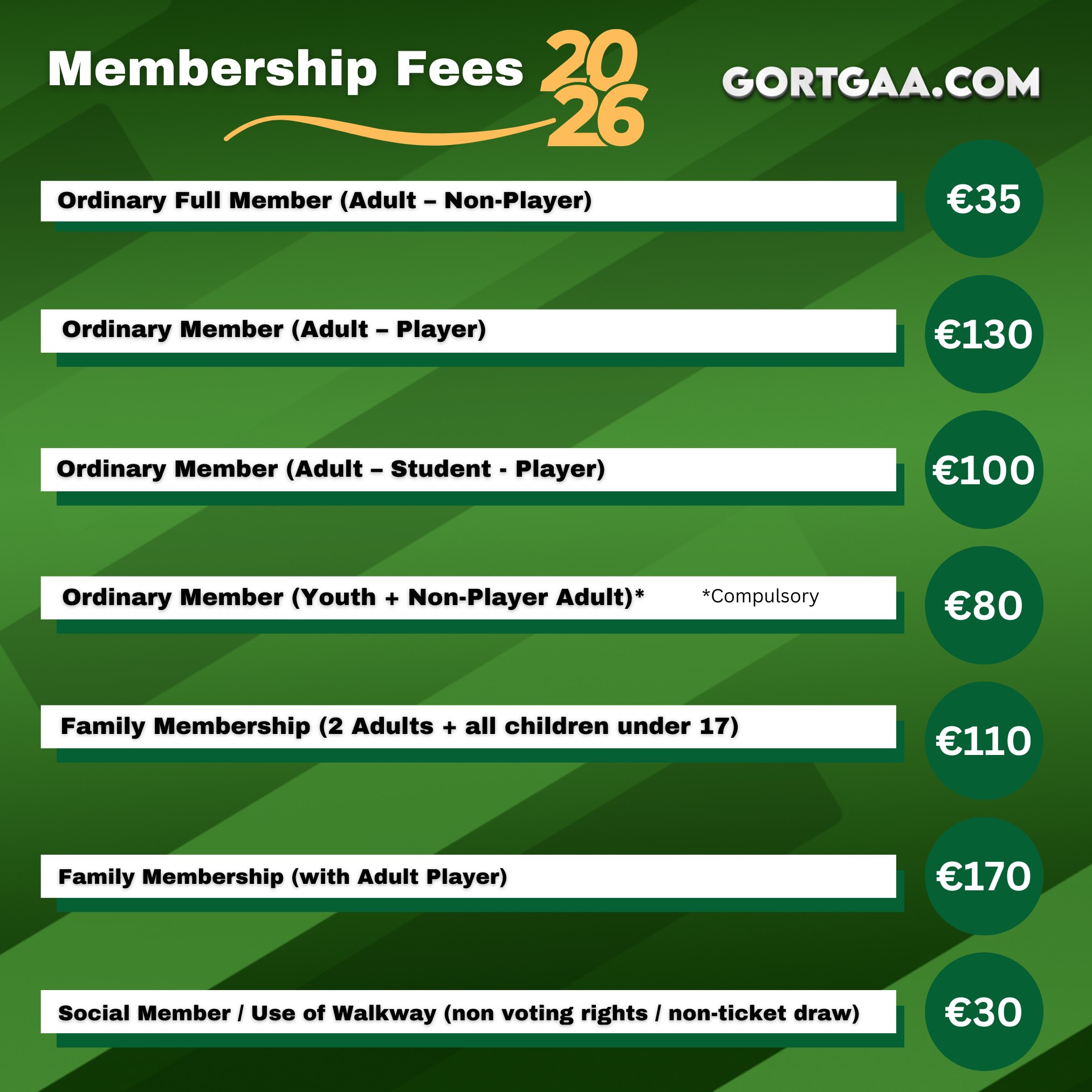 Gort GAA Club - The link for renewal or for new membership... | Facebook