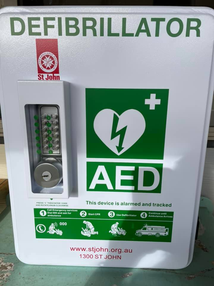 Coongulla Defibrillator - AED - Very recently , when accessed, our ...