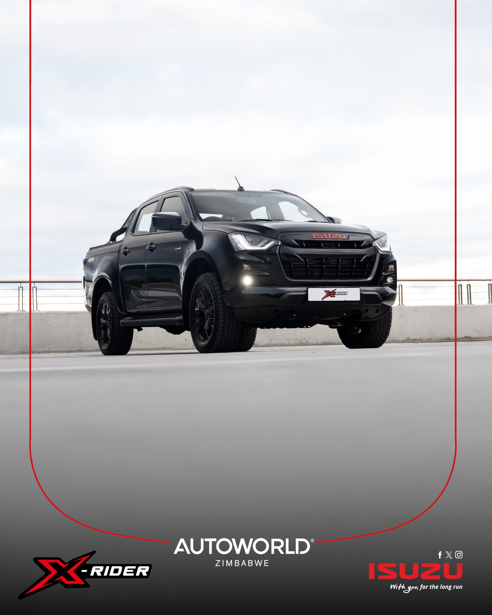 Autoworld - 🖤 It’s Here. The New Isuzu X-Rider Black. 🖤 Bolder. Meaner ...