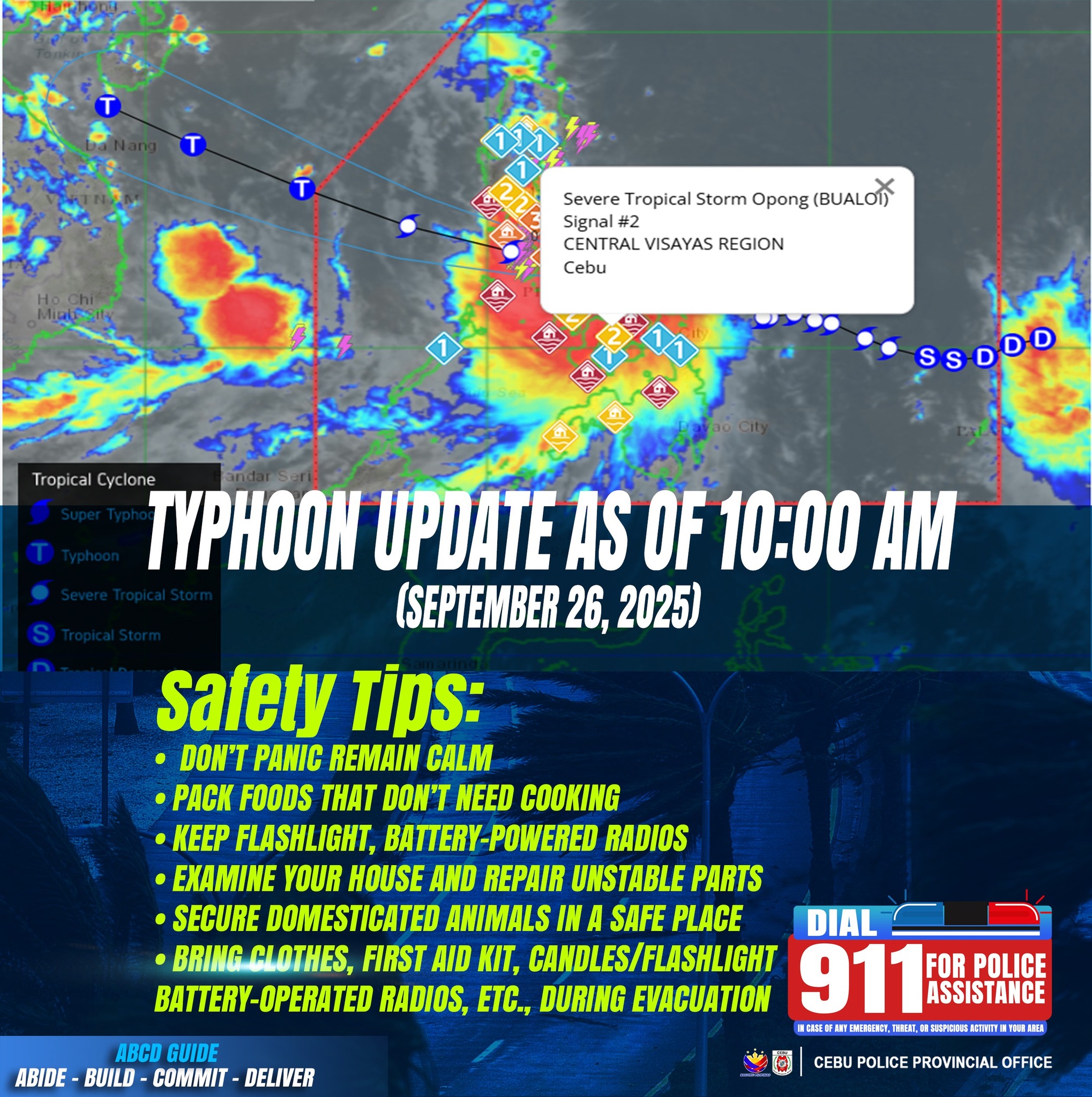 Cebu - Typhoon Update as of 10:00 AM, September 26 2025 # ...