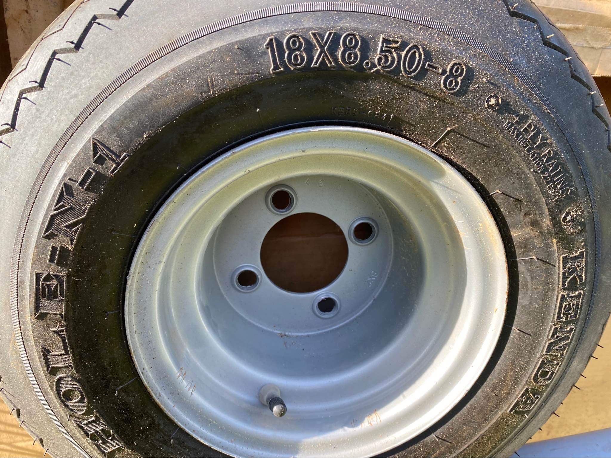 Golf cart 8” wheels and tires Set of 4 Car Wheels, Tires & Parts