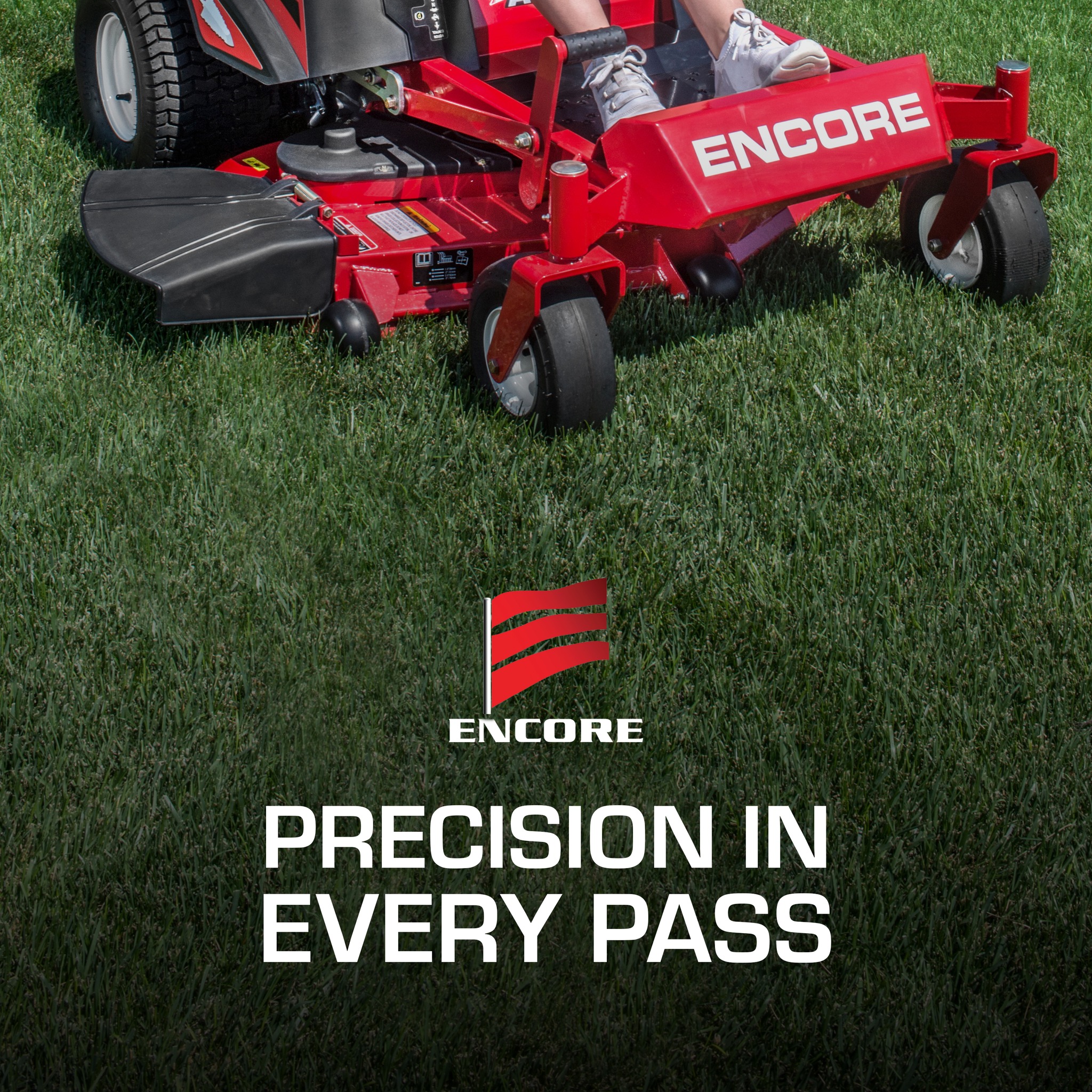 Encore - High precision cutting decks come standard on each mower that ...