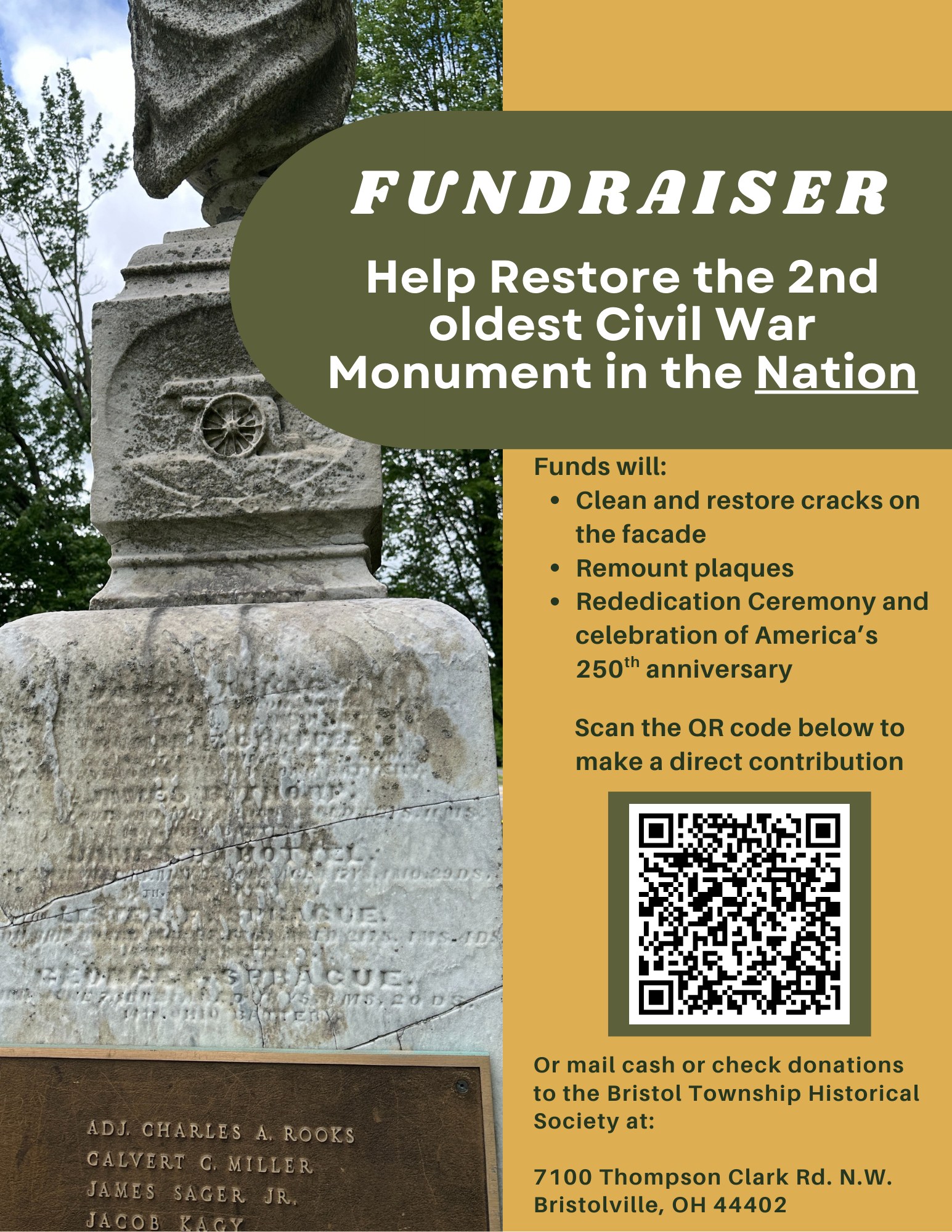 Trumbull - We are so close to meeting our goal of $12,000 to restore ...