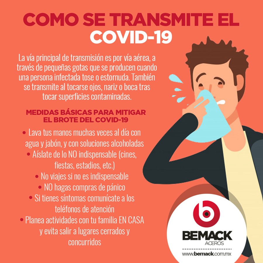 Aceros Bemack - Es responsabilidad de todos cuidarnos y...
