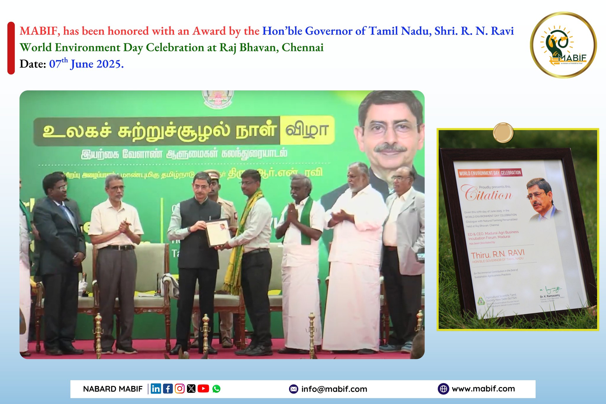 NABARD - We are happy to share that Er. Ganesh Moorthy K, ED&CEO ...