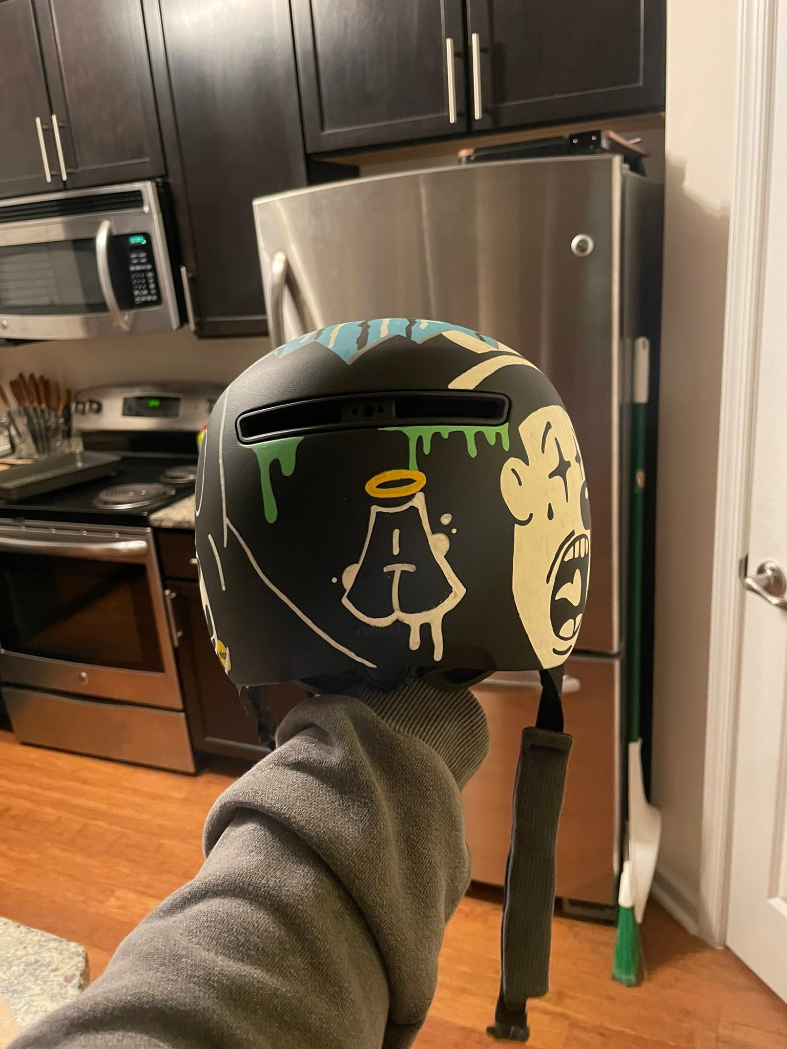 customize snowboard helmet Signature "Great Wave" Best Full-face Snowboarding Helmets of