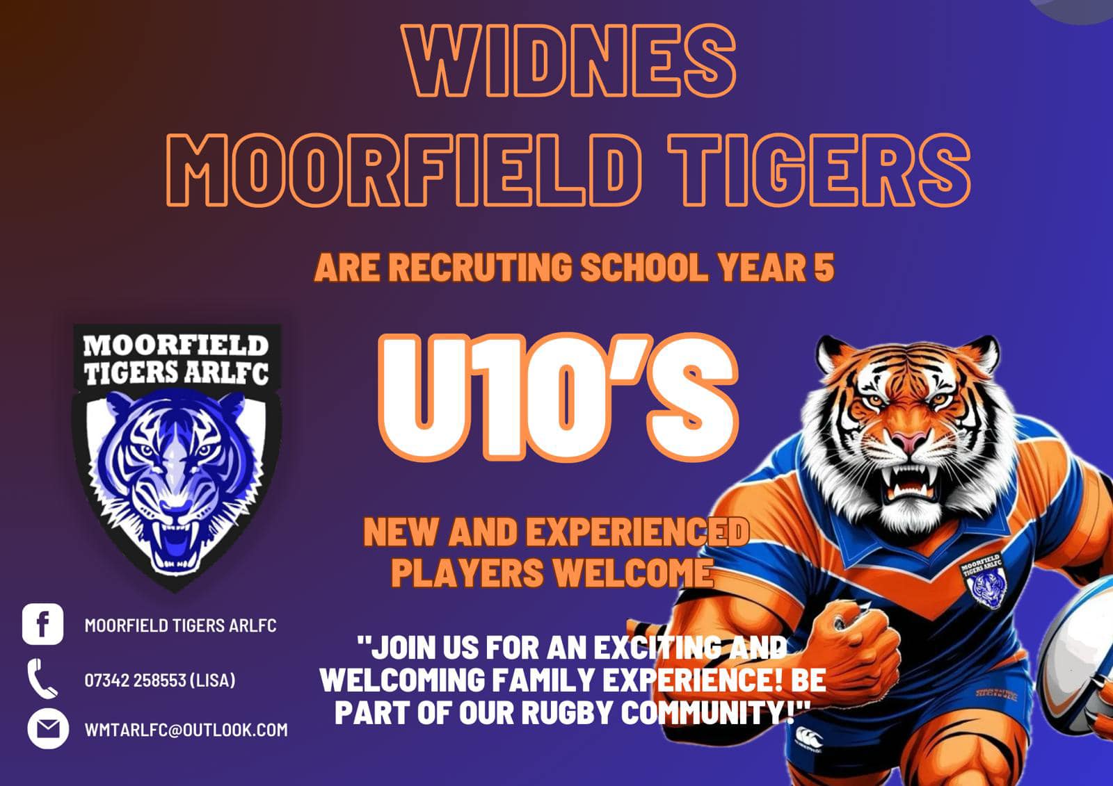 Moorfield Tigers ARLFC added a... - Moorfield Tigers ARLFC
