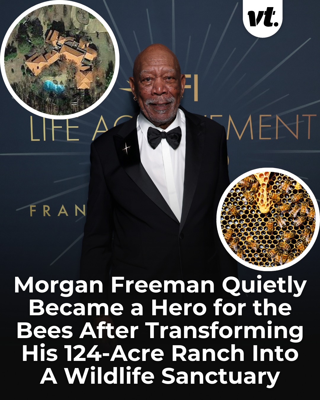 VT - Morgan Freeman converted his 124 acre ranch in Mississippi into a ...