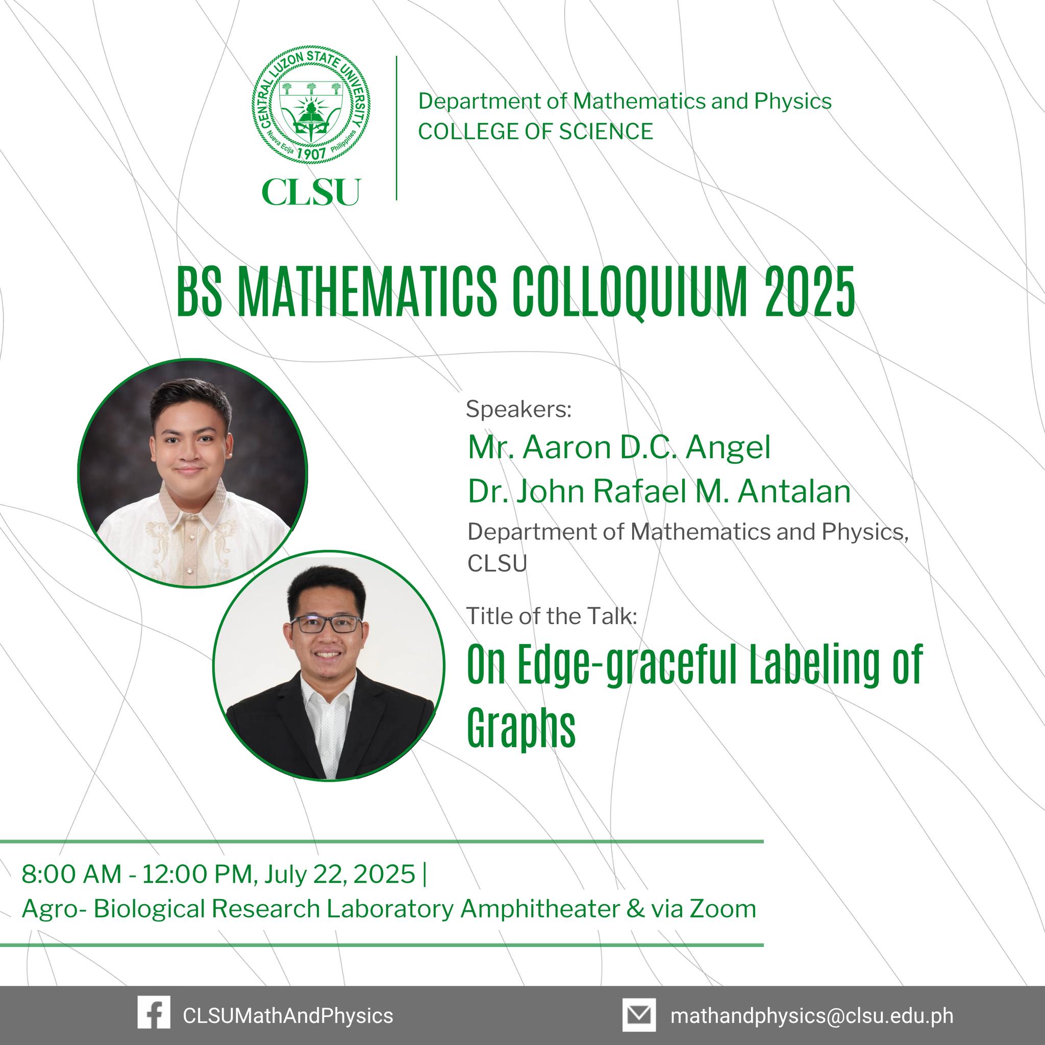 CLSU... - CLSU Department of Mathematics and Physics