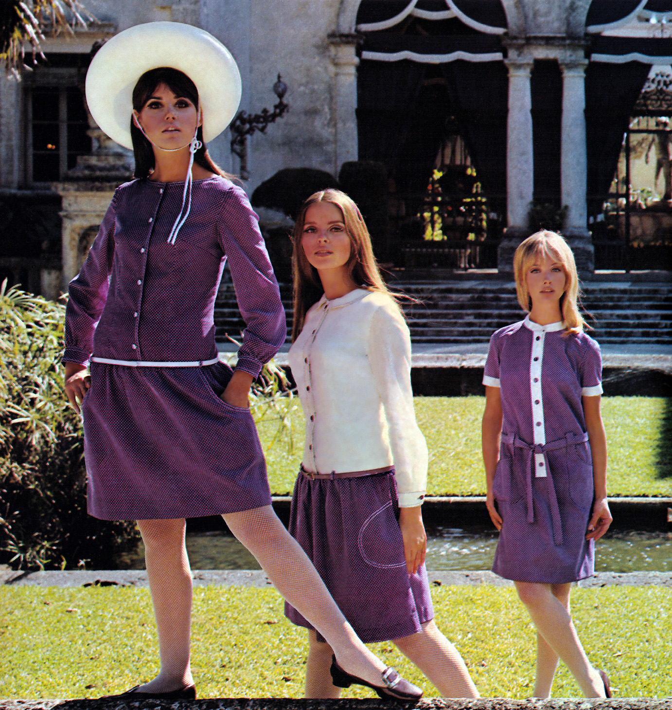 Colleen, Barbara Bach and Cay Sanderson in a Bobbie Brooks ad from