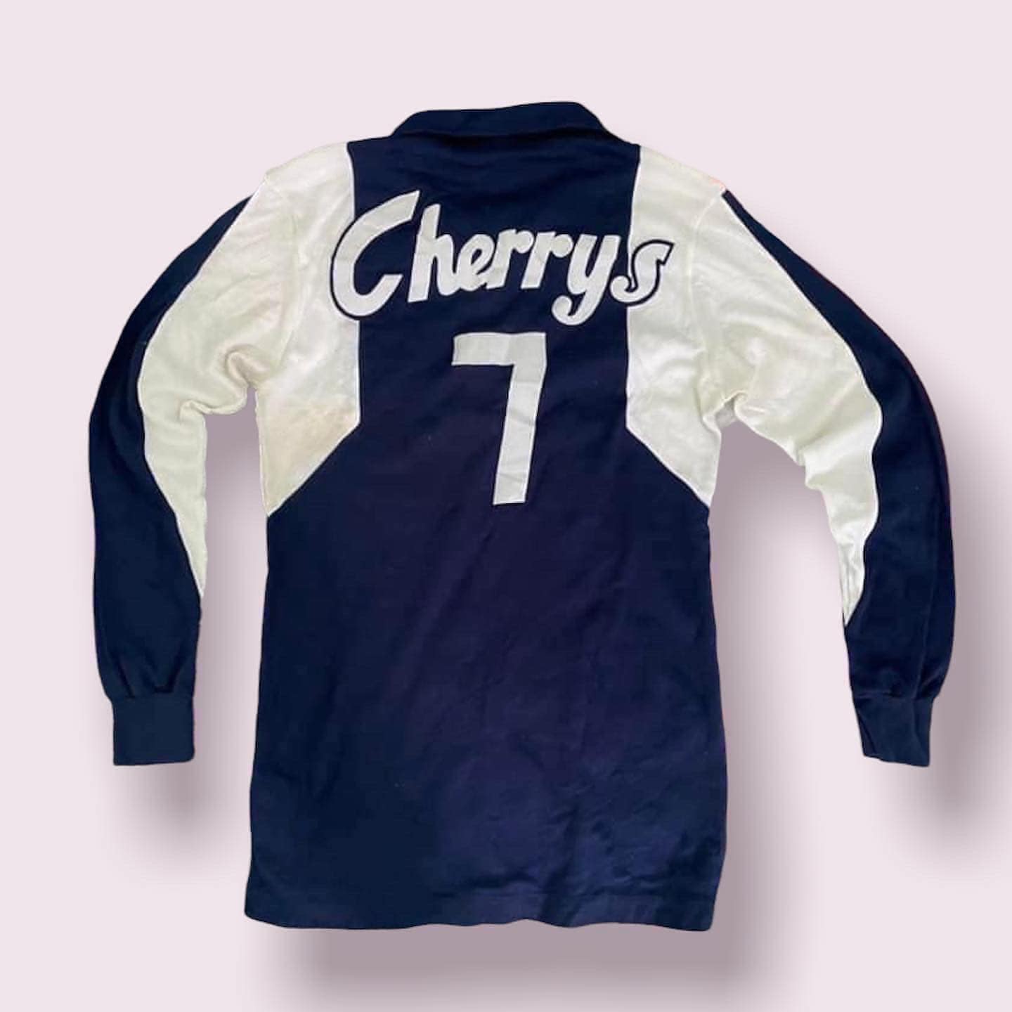Brand: Mizuno - Color: Dark blue mesh with teal and white 'KENEI