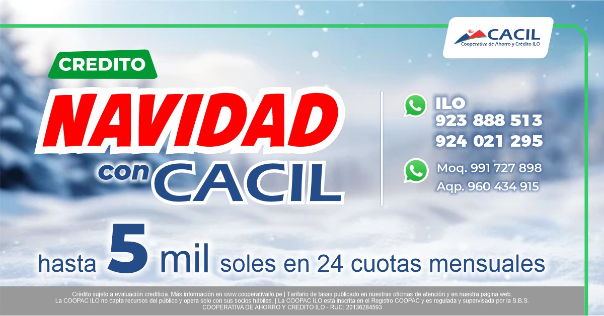 CACIL - 𝗖𝗔𝗖𝗜𝗟 𝗡𝗘𝗧 𝗧𝗘 𝗦𝗜𝗥𝗩𝗘 𝗘𝗡 𝗧𝗢𝗗𝗢 𝗘𝗟 𝗣𝗘𝗥𝗨 Tu efectivo siempre estará ...