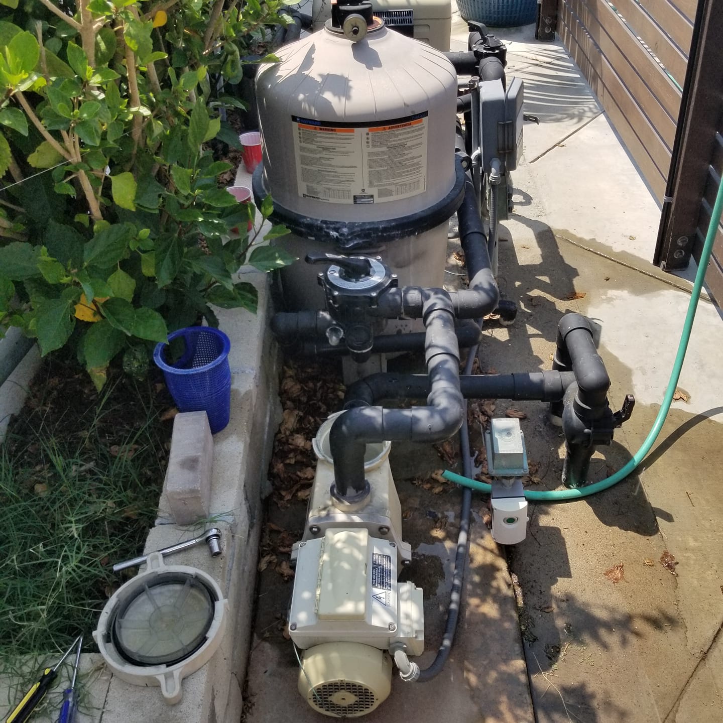 Pool One - Customer called saying the pump wasn't priming....