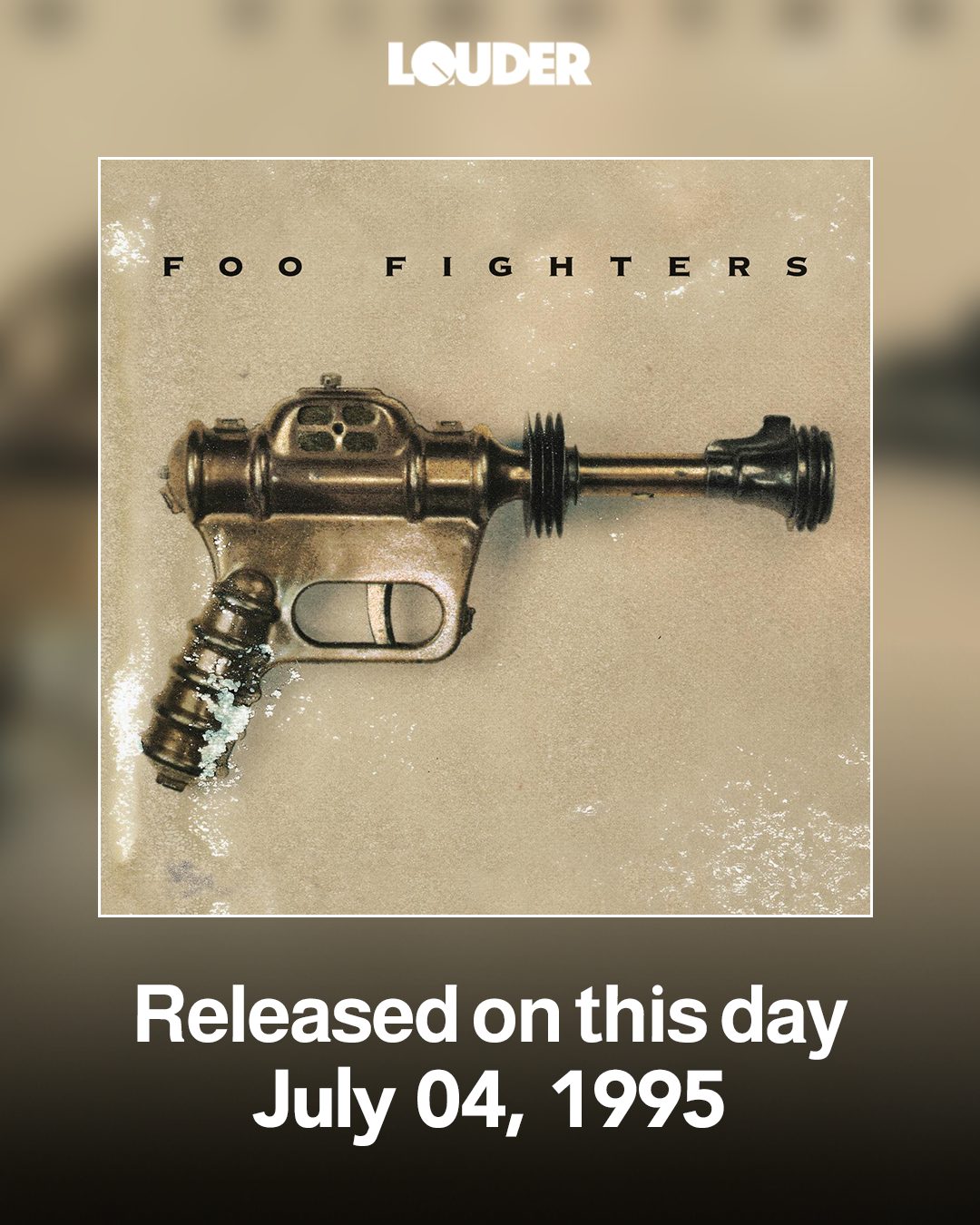 On this day in 1995, #FooFighters released their debut self-titled