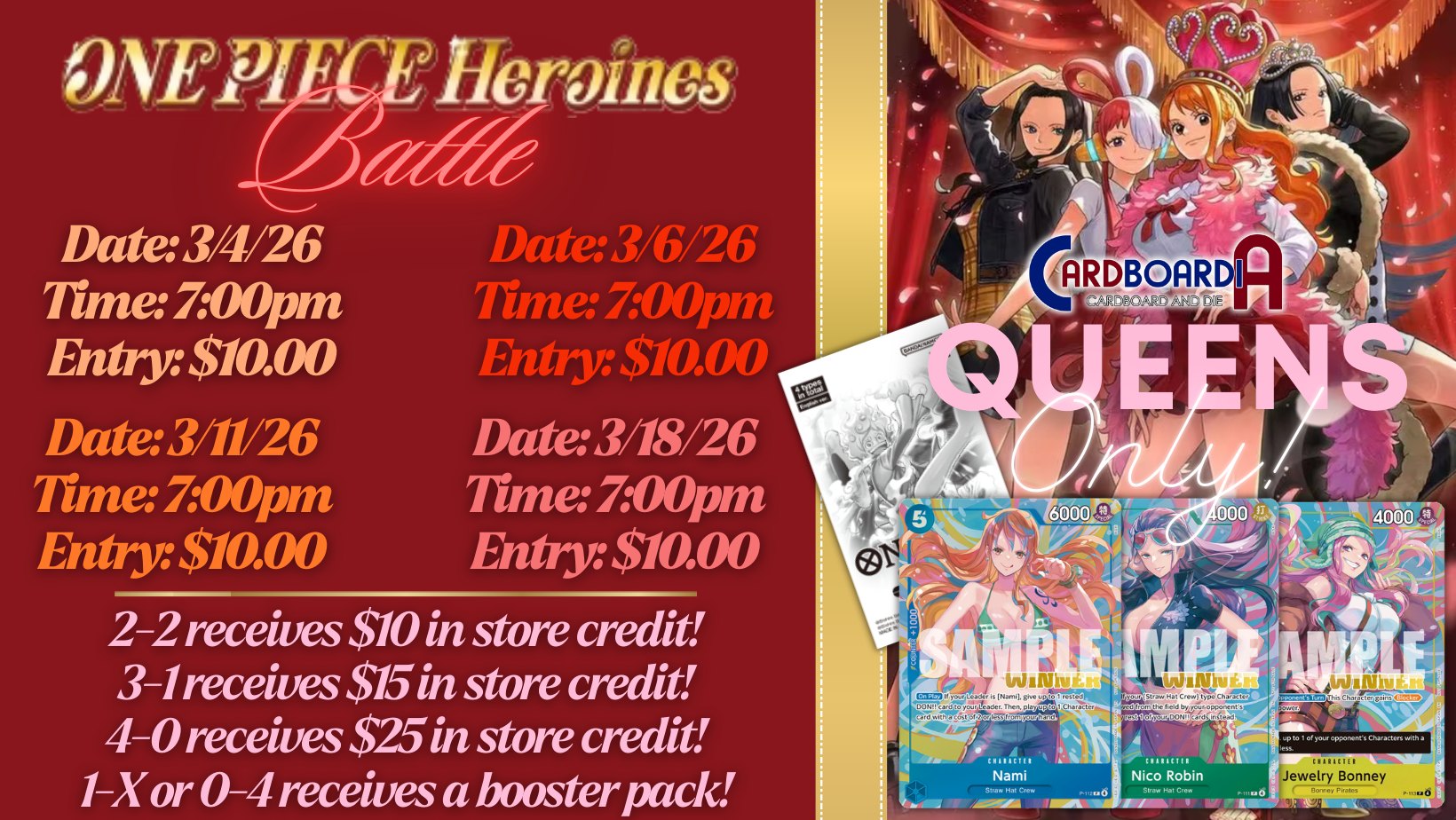 ONE PIECEカードゲーム HEROINES WINNER pack プロモ