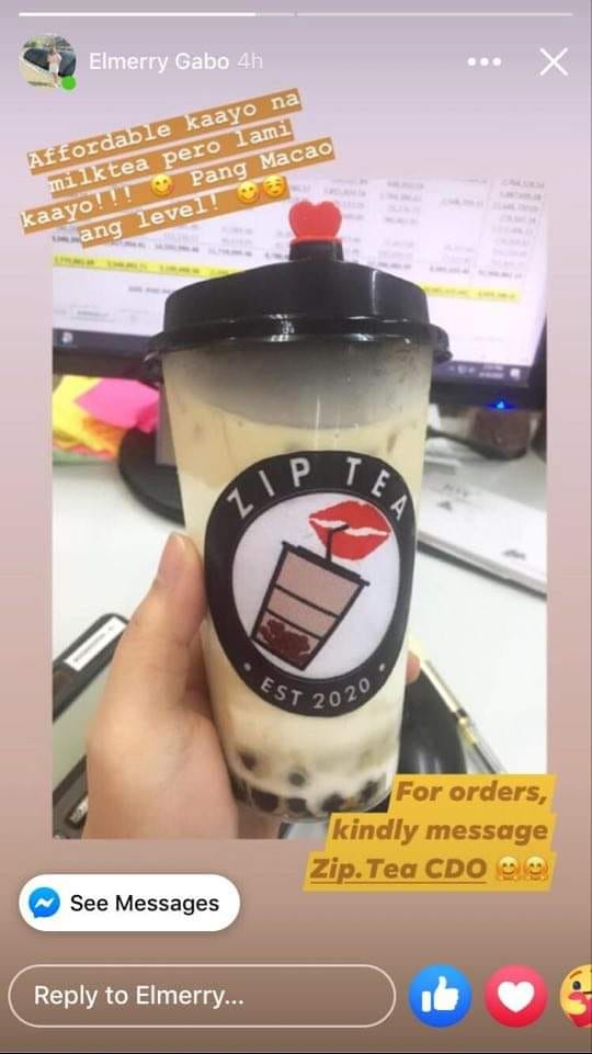 Zip.Tea CDO - Another Good Feedback. 😍 not to brag pero... | Facebook