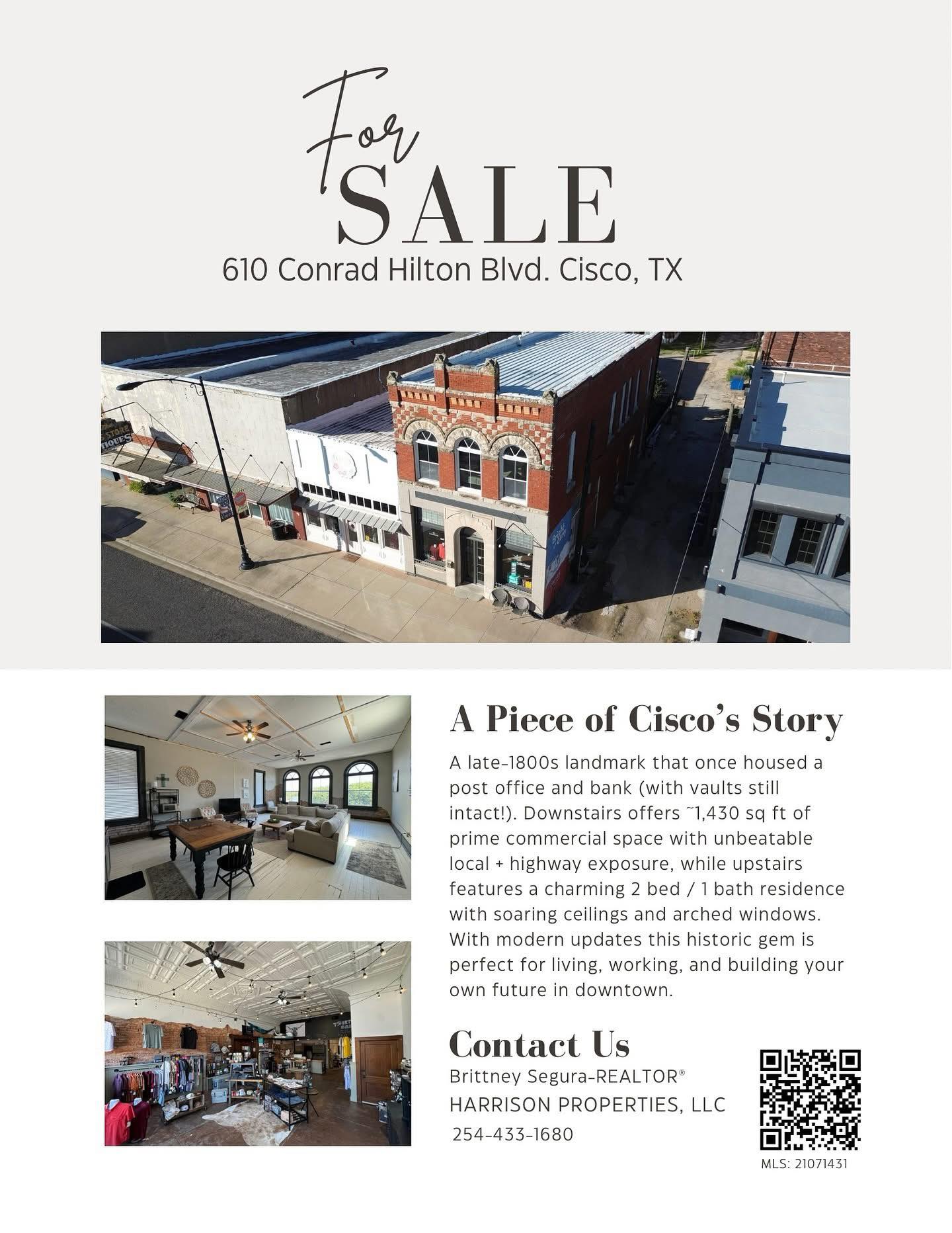 Harrison - Own a piece of Cisco’s history Built in the late 1800s, 610 ...
