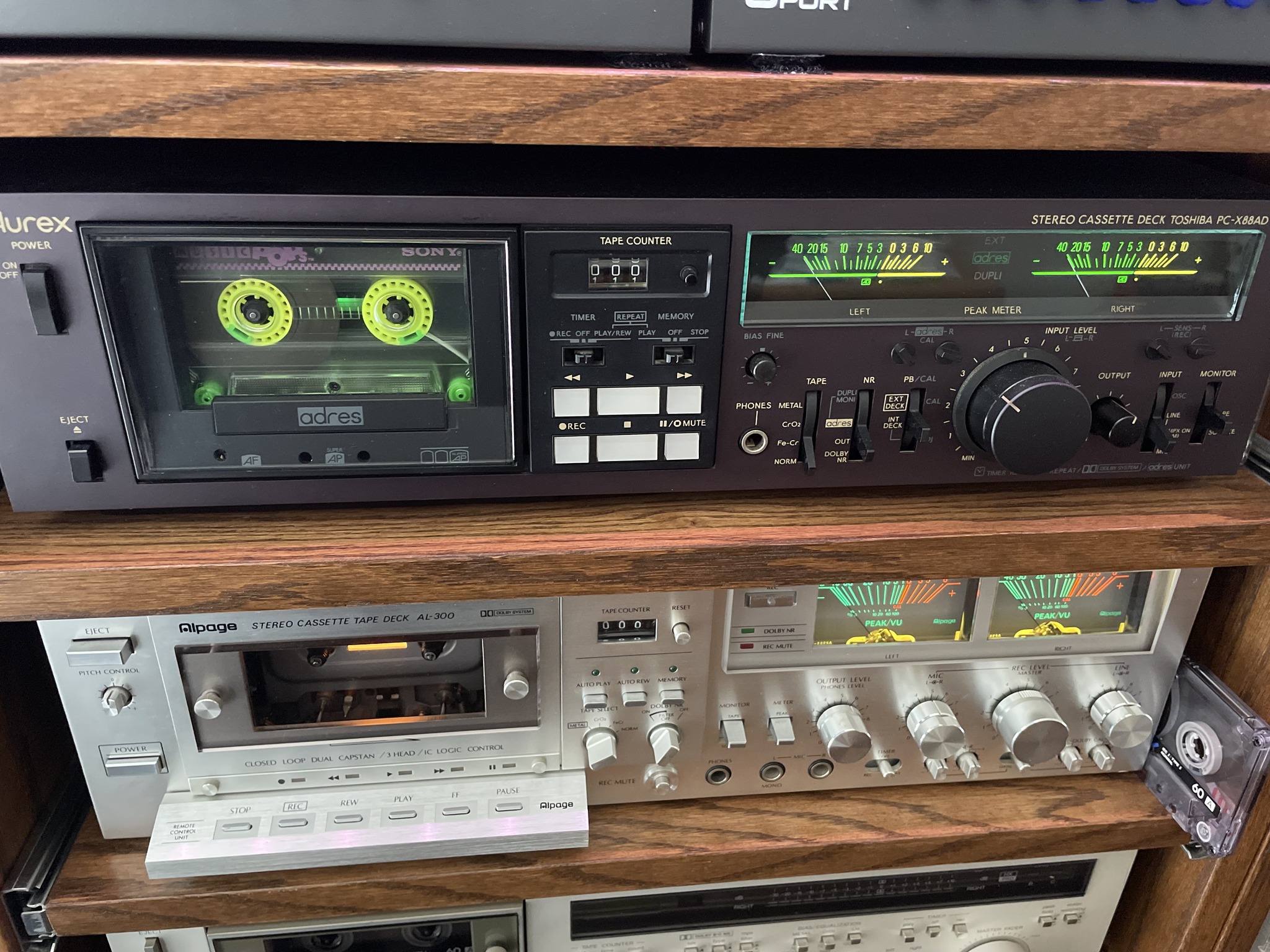 Aurex Toshiba PC-X80AD Stereo Cassette Deck (1980)